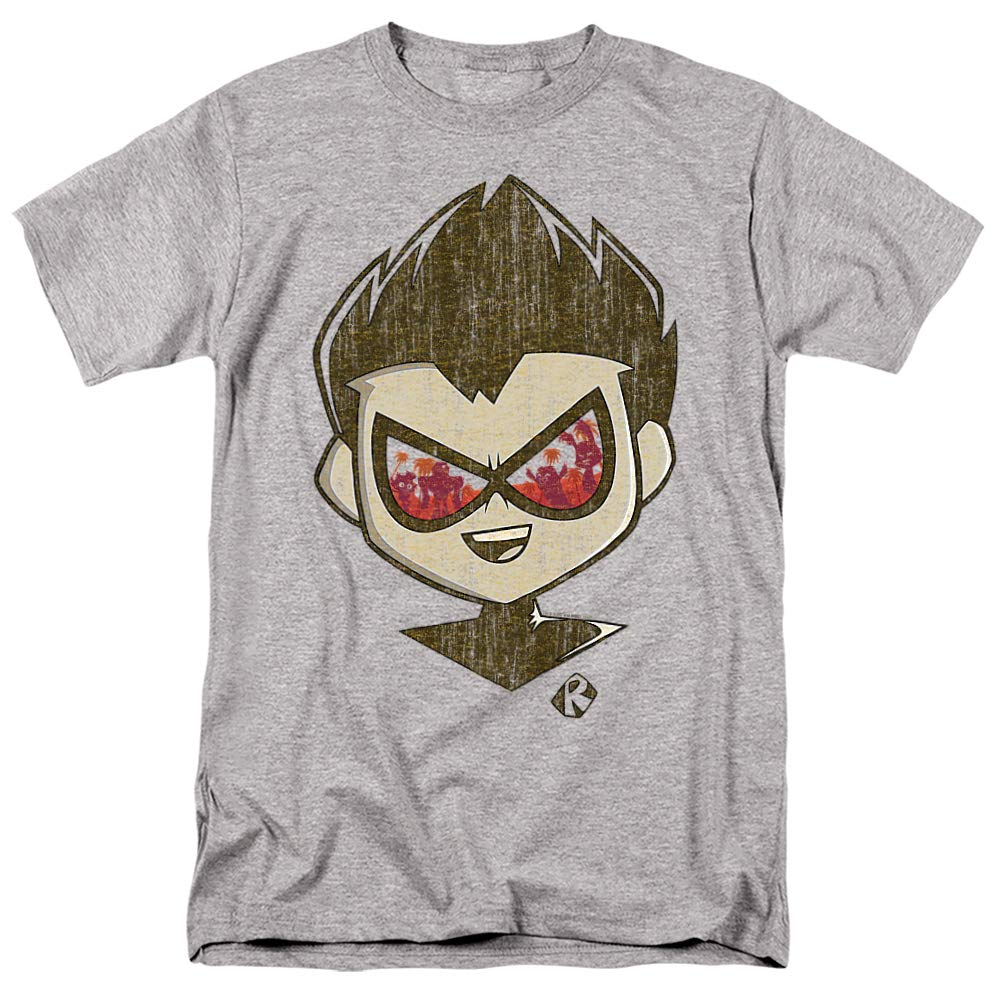 Teen Titans Go! to The Movies Beachy Robin Graphic T-Shirt - Unisex Adult Cotton Tee for Men & Women - Casual Wear, Cosplay, and Superhero Fan Apparel