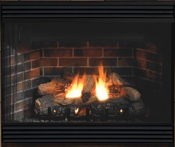 White Mountain Hearth Keystone Deluxe B-Vent Gas Fireplace Insert - Efficient Heating for Living Rooms & Bedrooms - Perfect for Home & Cabin Use
