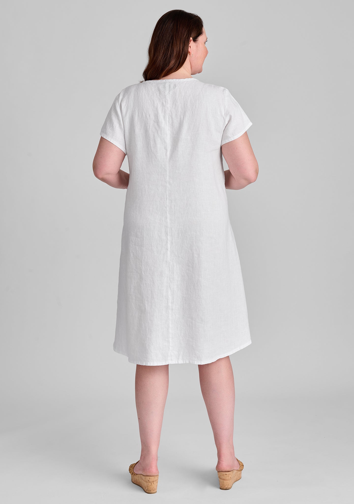 Stylish Women's Linen Park Dress - Breathable Summer Sundress for Outdoor Picnics, Beach Vacations & Casual Wear