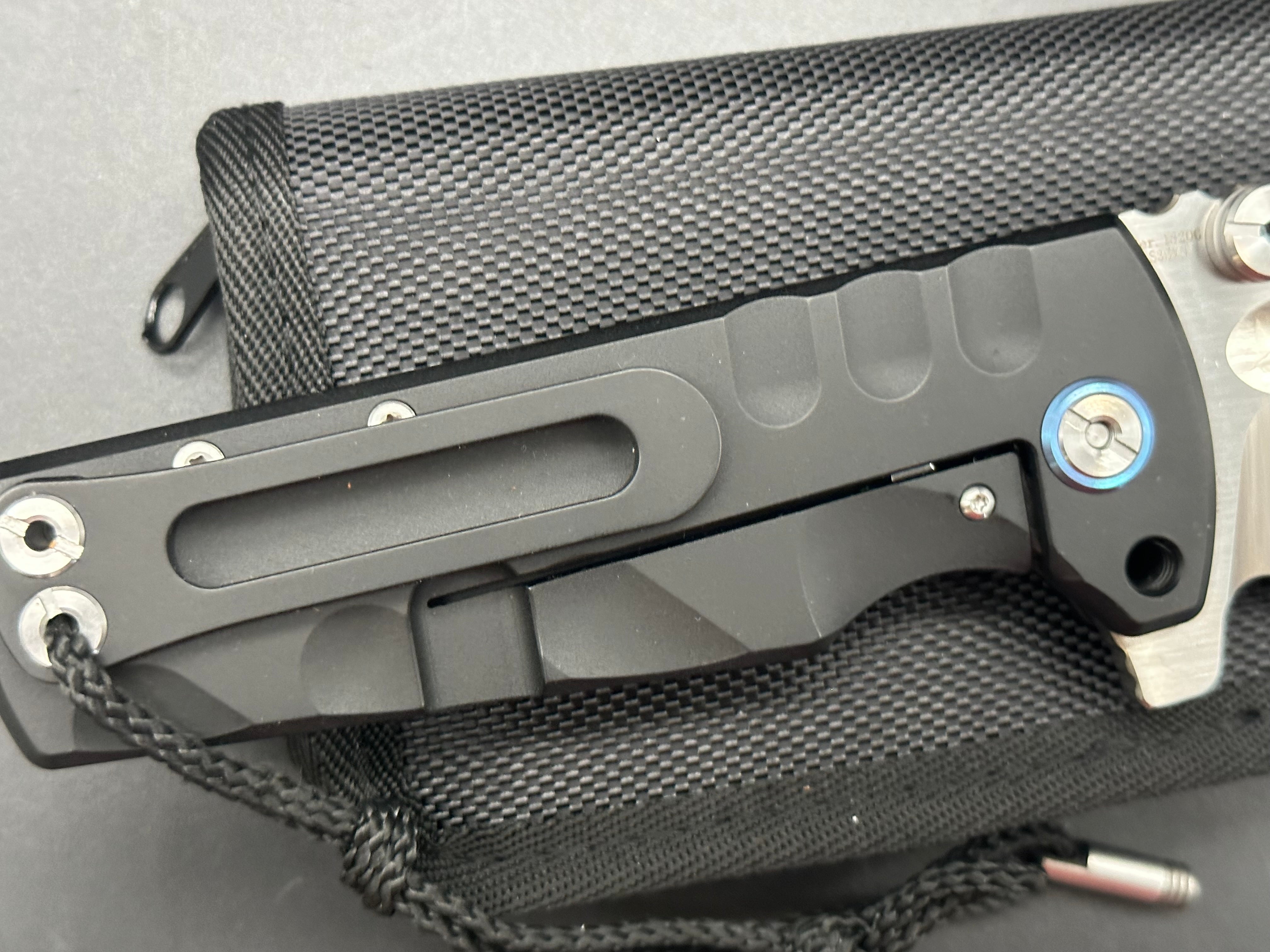 Artisan Cutlery Proponent Folding Knife - Black Titanium Handle with Premium S35VN Steel Blade - EDC, Outdoor Survival & Tactical Gear