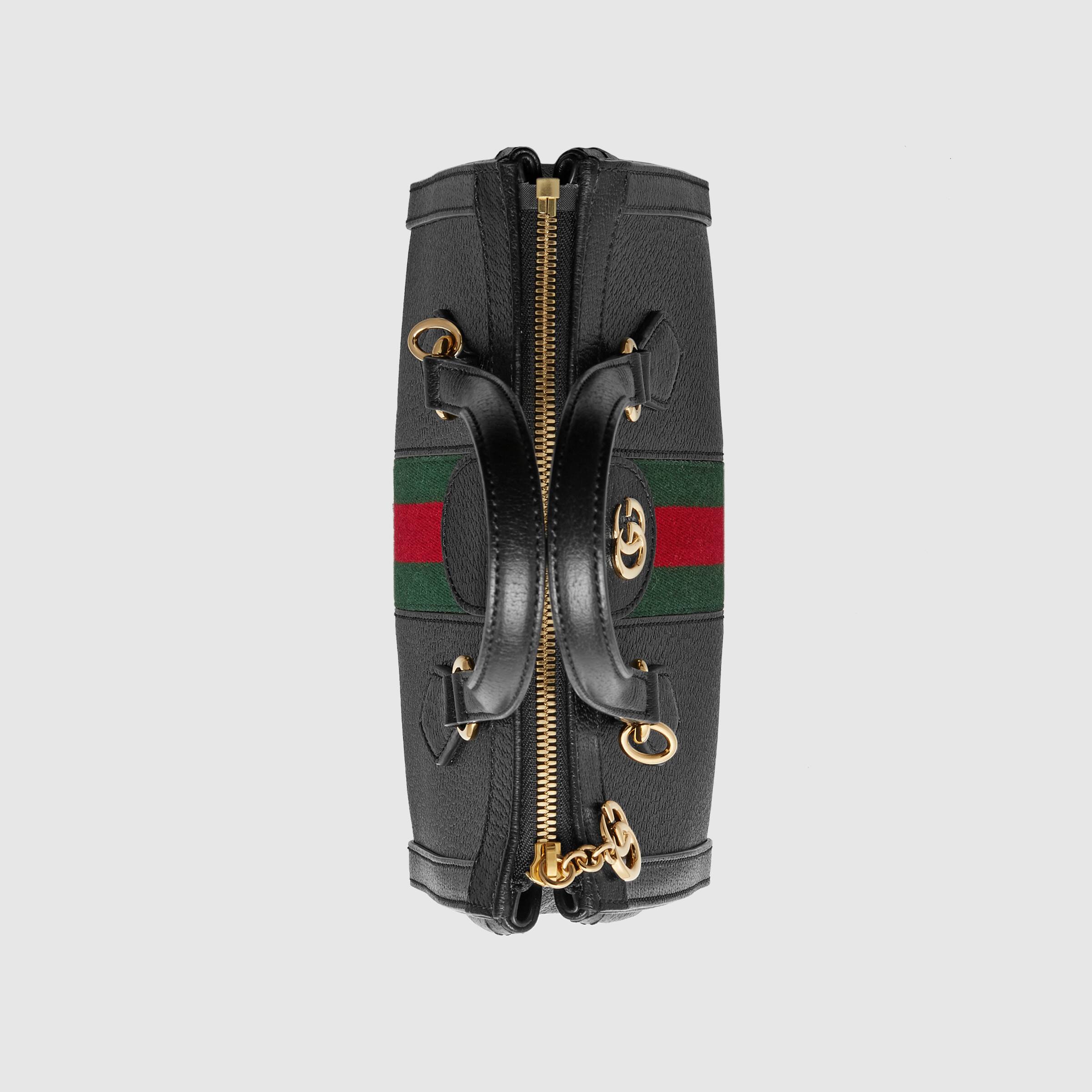 Gucci Ophidia Small Tote Bag for Women - Black Leather Crossbody Handbag Purse | Perfect for Work, Travel & Everyday Use