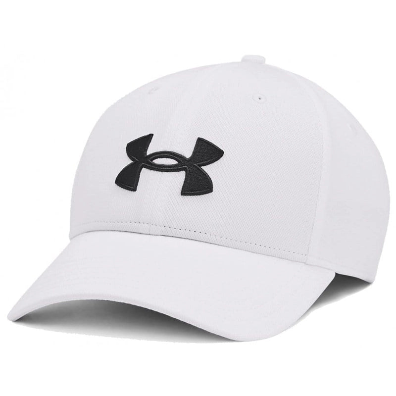 Under Armour Blitzing Adjustable Cap - White | Performance Baseball Hat for Men & Women | Perfect for Running, Training & Outdoor Sports