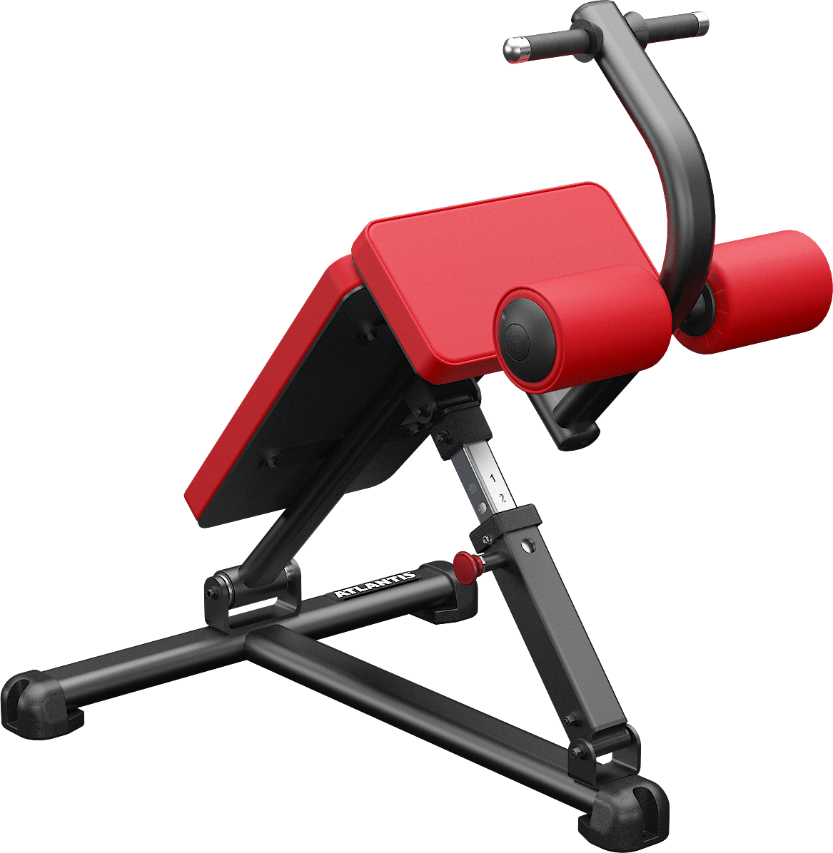 ATLANTIS Adjustable Sit Up Bench for Home Gym - Foldable Abdominal Workout Equipment for Core Strength Training | Perfect for Small Spaces & Full Body Exercises