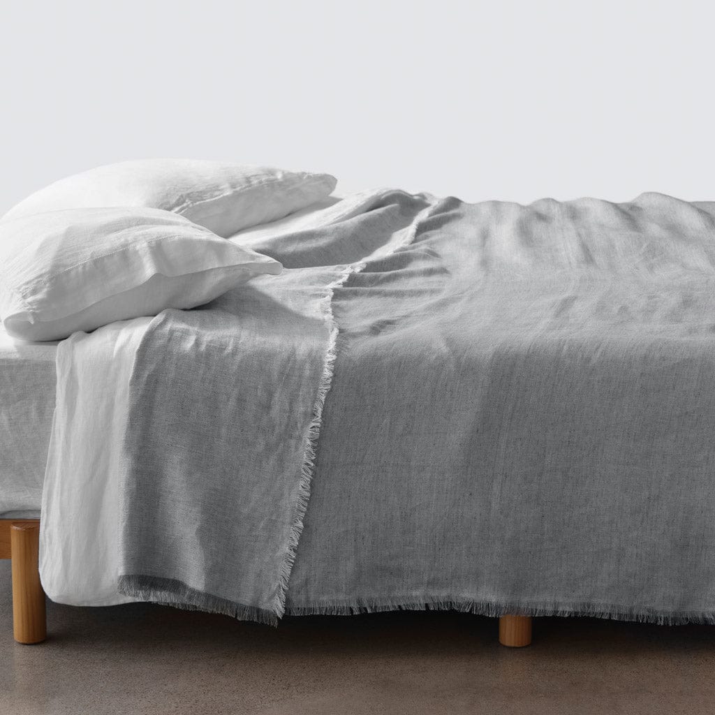 Premium Arya Linen Bed Blanket - Soft & Breathable All-Season Throw - Perfect for Bedroom, Sofa, and Outdoor Picnics