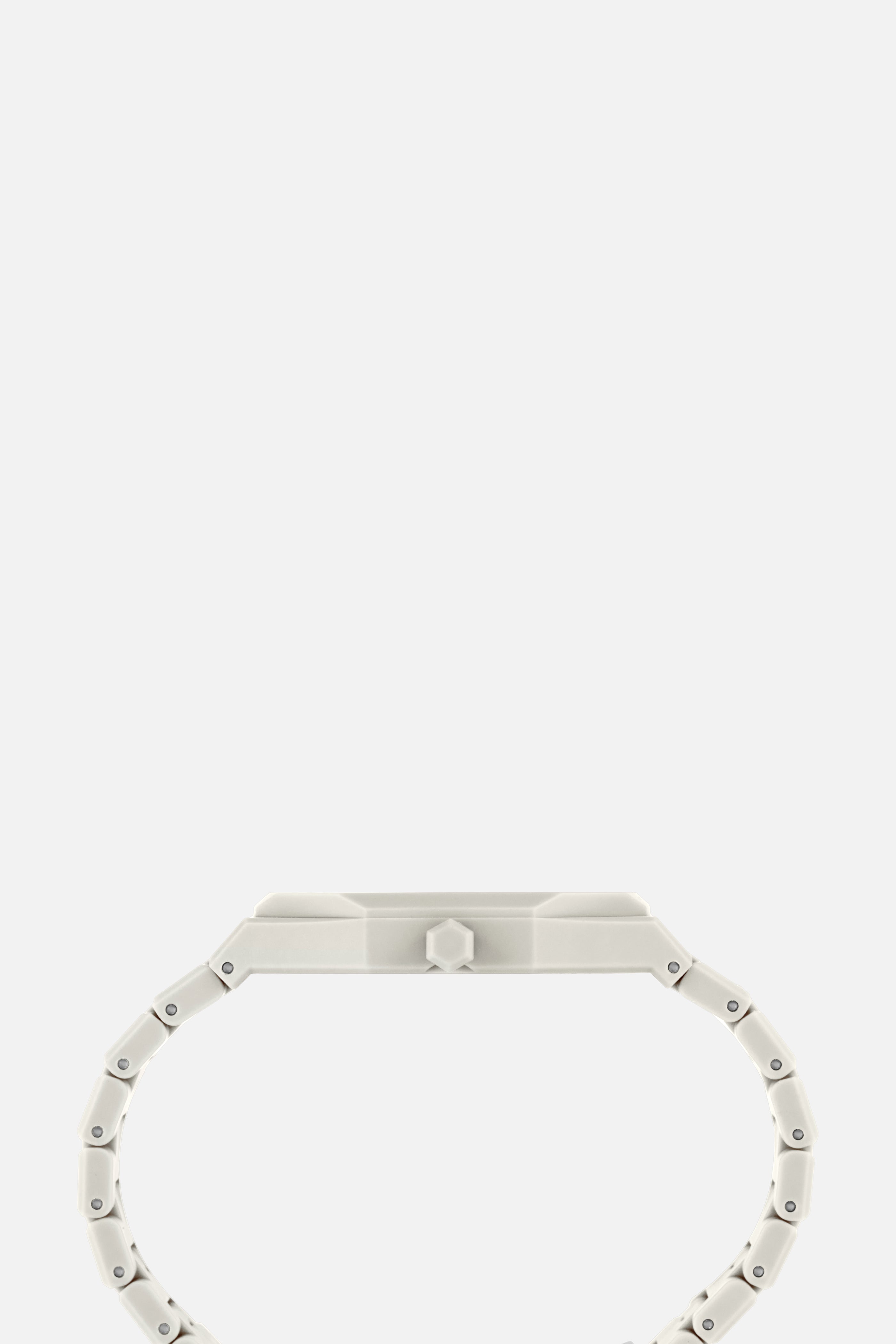 Aura Polycarbonate Watch - Lightweight Durable Unisex Wristwatch with Milk Color Dial | Perfect for Casual Wear, Outdoor Activities & Everyday Use