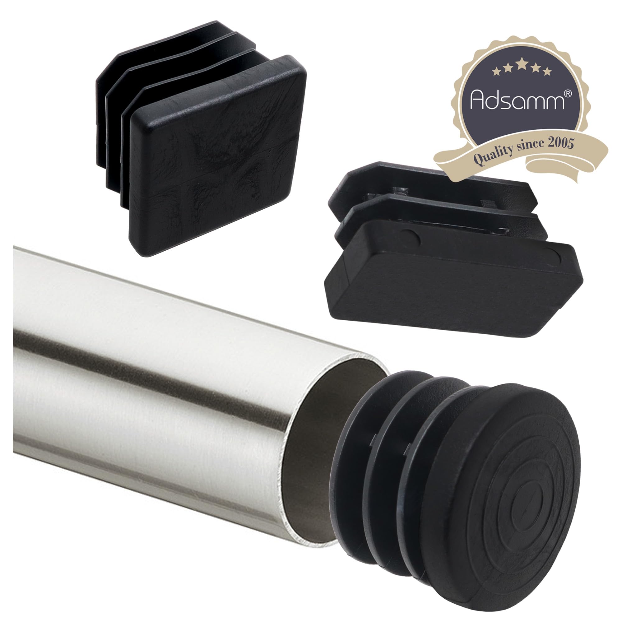 16 Pack Black Lamellar Plugs Ø25mm - High Quality Wall Anchors for Heavy Duty Hanging & Shelving (Perfect for Drywall, Concrete & Masonry)