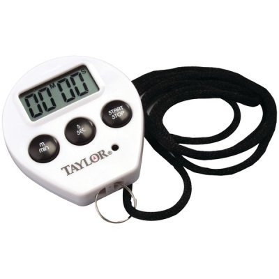Taylor Precision 5816N Professional Chef Timer & Stopwatch - Digital Kitchen Timer with Magnetic Back, Loud Alarm for Cooking, Baking, BBQ and Lab Use