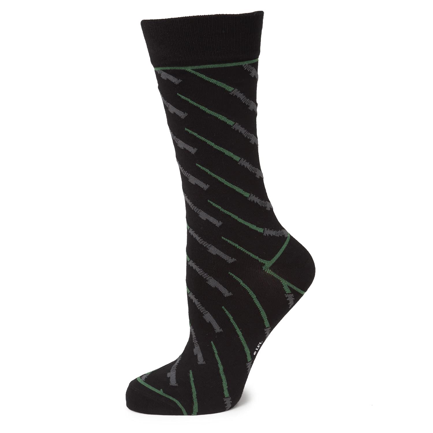 **Star Wars Lightsaber Socks for Men & Women - Officially Licensed by Lucasfilm LTD - One Size Fits Most (Up to Men's Size 12) - Perfect for Cosplay, Gifts & Everyday Wear**