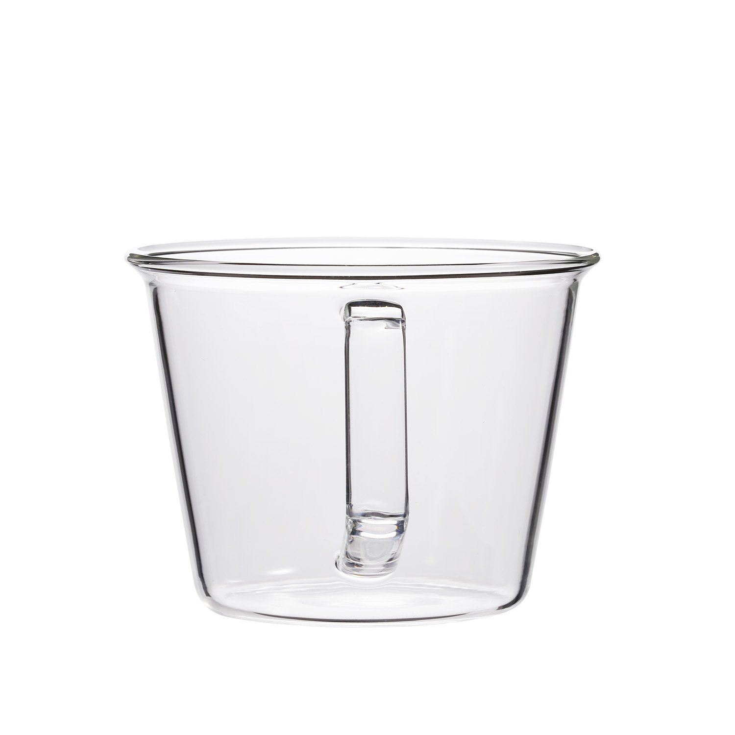KINTO 8434 CAST Heat-Resistant Glass Coffee Cup - 6.8 fl oz (220 ml) - Microwave & Dishwasher Safe - Perfect for Espresso, Latte & Tea at Home or Office