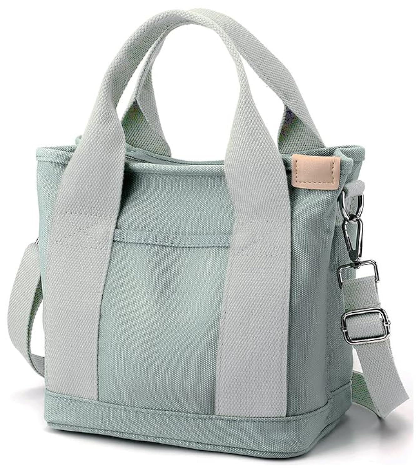 Stylish Canvas Tote Bag with Zipper for Women - Crossbody Shoulder Bag, Satchel & Messenger Purse (2024) | Perfect for Work, Travel & Everyday Use
