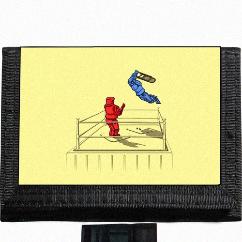 Premium Black TriFold Nylon Wrestling Wallet - Durable & Stylish Gift for Wrestlers & MMA Fans - Perfect for Training, Competitions & Everyday Use