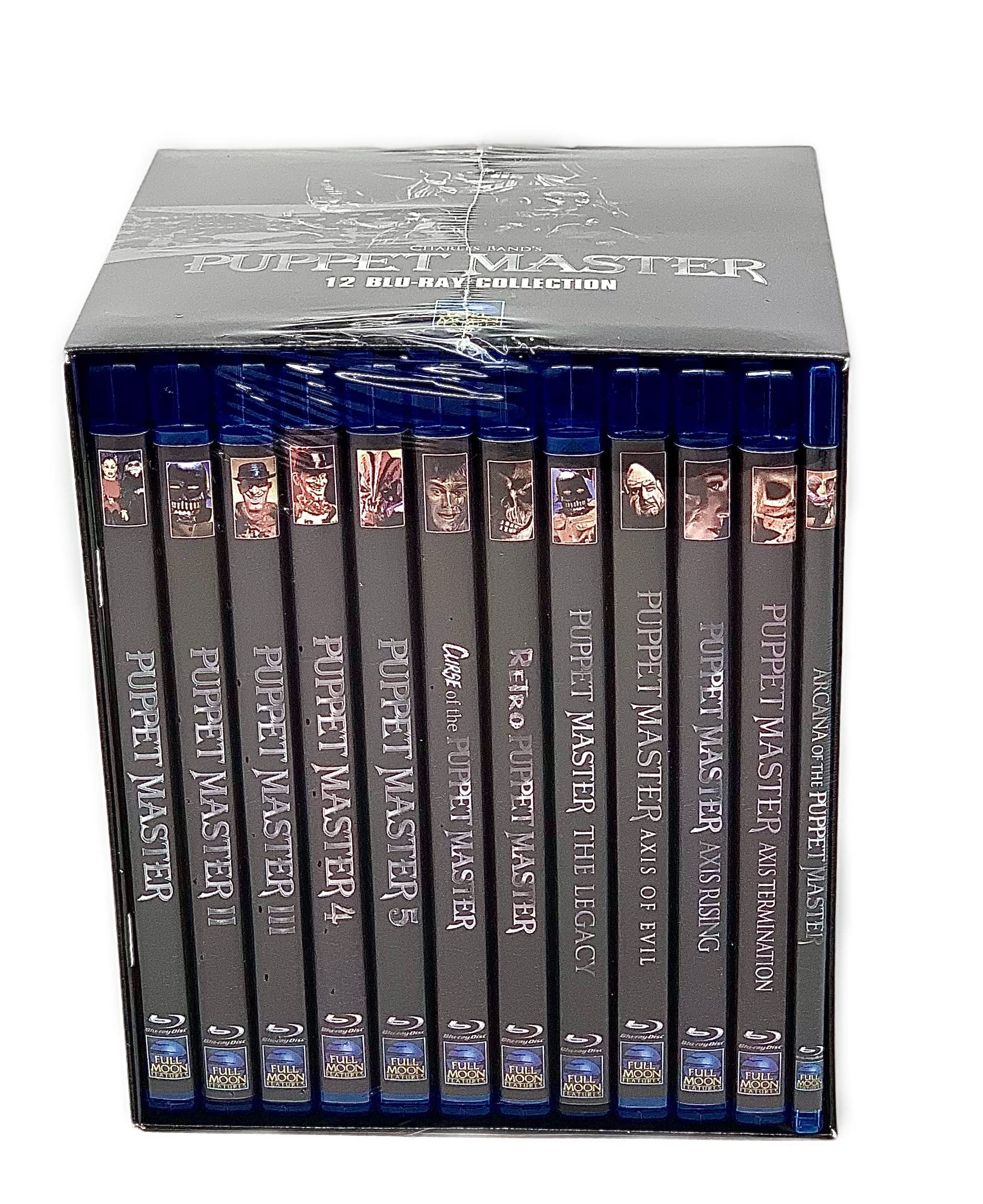 Puppet Master 12-Movie Blu-Ray Complete Box Set Collection - Horror Movie Series for Halloween Nights & Cult Film Enthusiasts