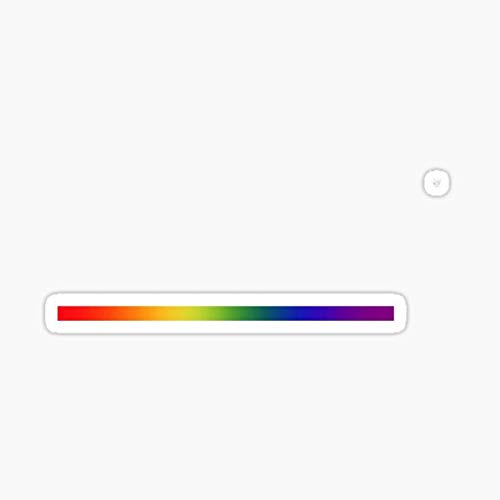 Minimal Pride Rainbow Sticker - Waterproof Vinyl Decal for Cars, Laptops, Windows | LGBTQ+ Pride Decor for Home, Office & Personal Items