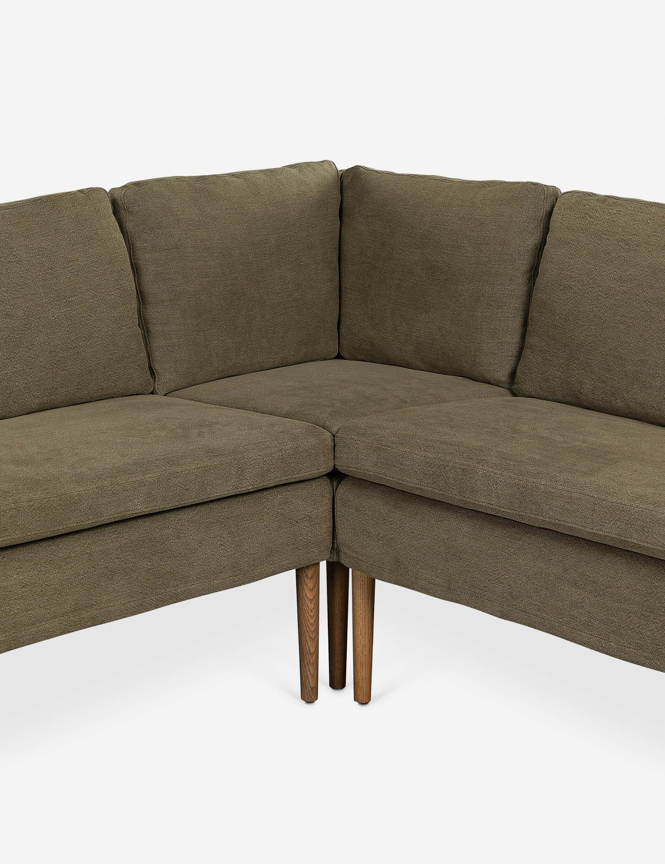 Aurelia Dining Banquette by Amber Lewis x Four Hands - Modern Upholstered Bench for Dining Room, Kitchen Nook, Entryway - Perfect for Small Spaces & Entertaining