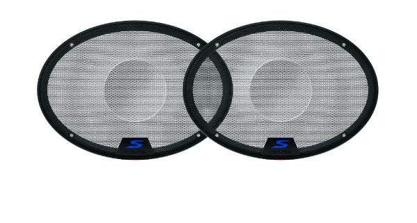 Alpine KTE S69G 6x9 Inch Car Speaker Grille - Premium Black ABS Material for Enhanced Sound Protection | Perfect for Car Audio Upgrades & Custom Installations