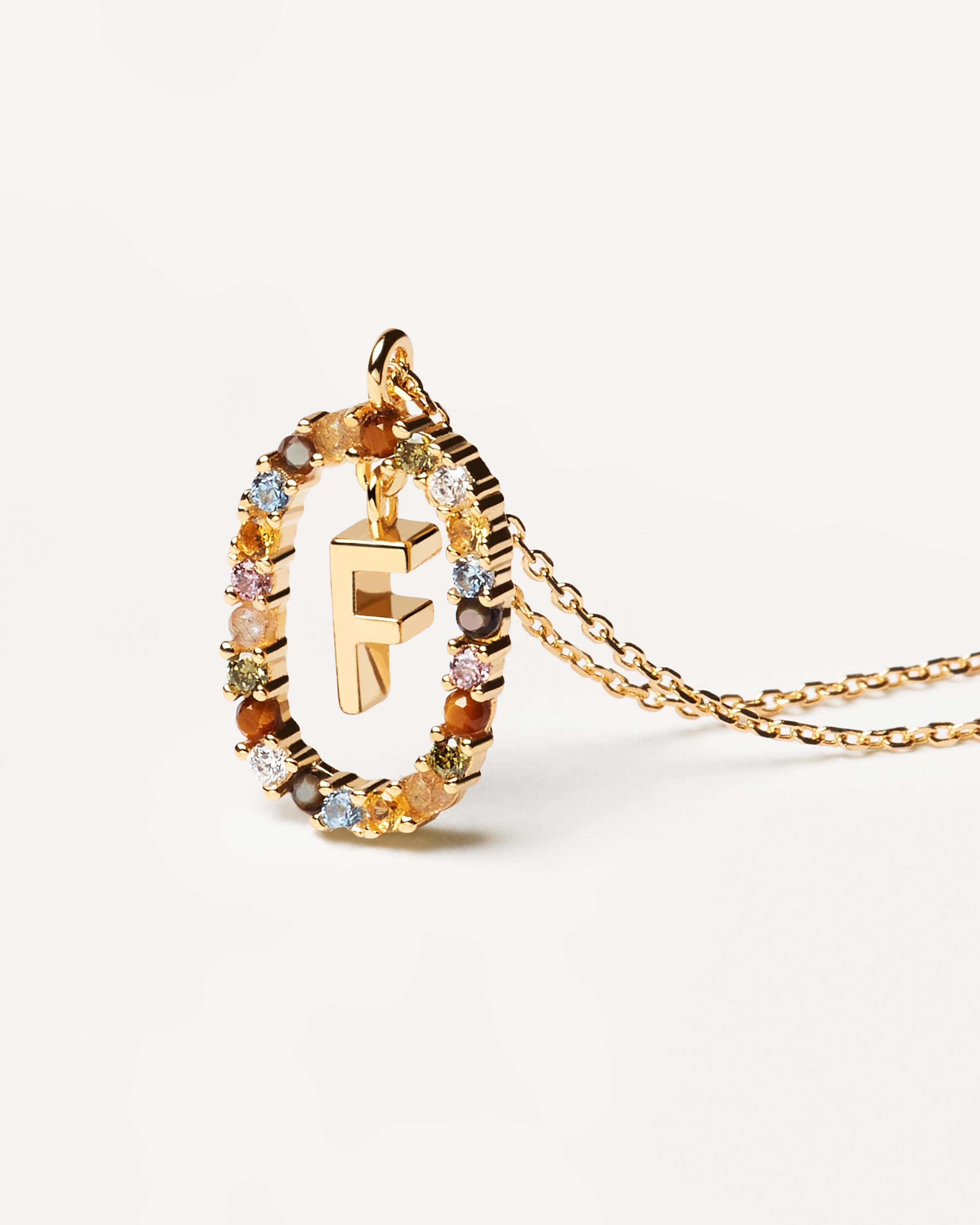 Letter F Necklace - Personalized Initial Pendant Jewelry for Women & Girls - Perfect for Gifts, Birthdays & Everyday Wear