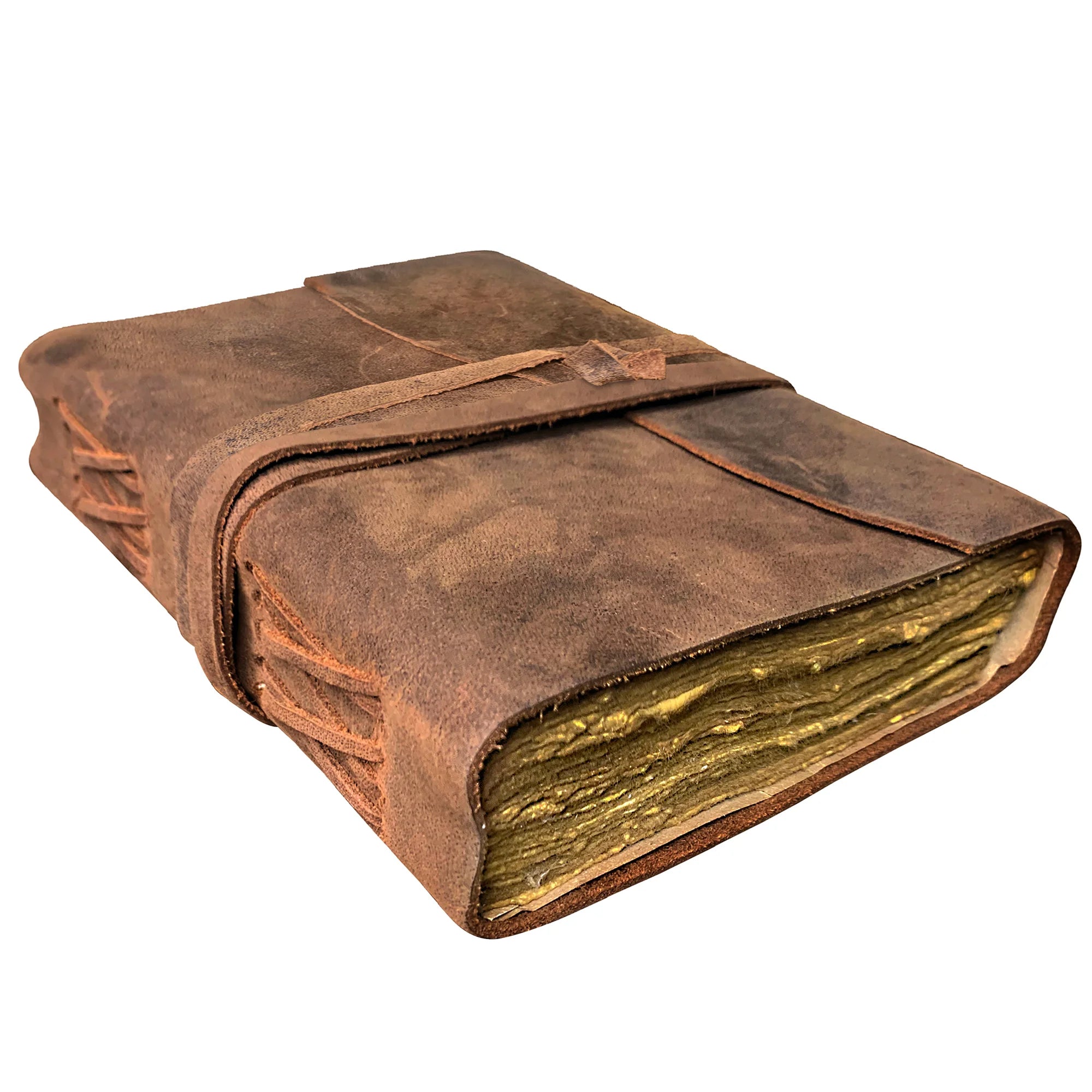 Handmade Leather Bound Journal - Premium Writing Notebook for Men & Women - Perfect for Travel, Journaling & Note Taking