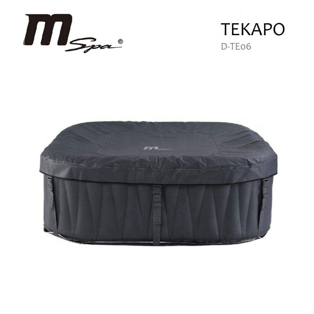 MSpa Tekapo 6-Person Inflatable Bubble Hot Tub with 130 Air Jets - Portable Outdoor Spa for Relaxation, Backyard, Patio, and Garden Use