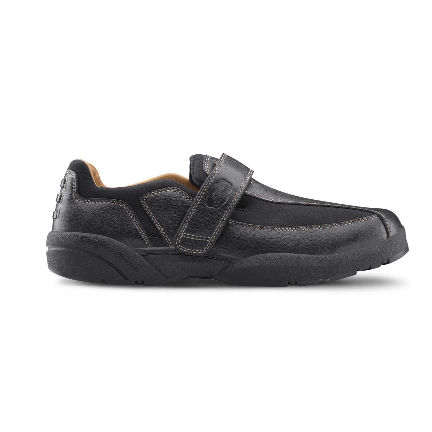 Dr. Comfort Douglas Men's Therapeutic Diabetic Shoes - Extra Depth Leather Walking Shoes with Removable Insoles - Ideal for Foot Pain Relief & Daily Comfort