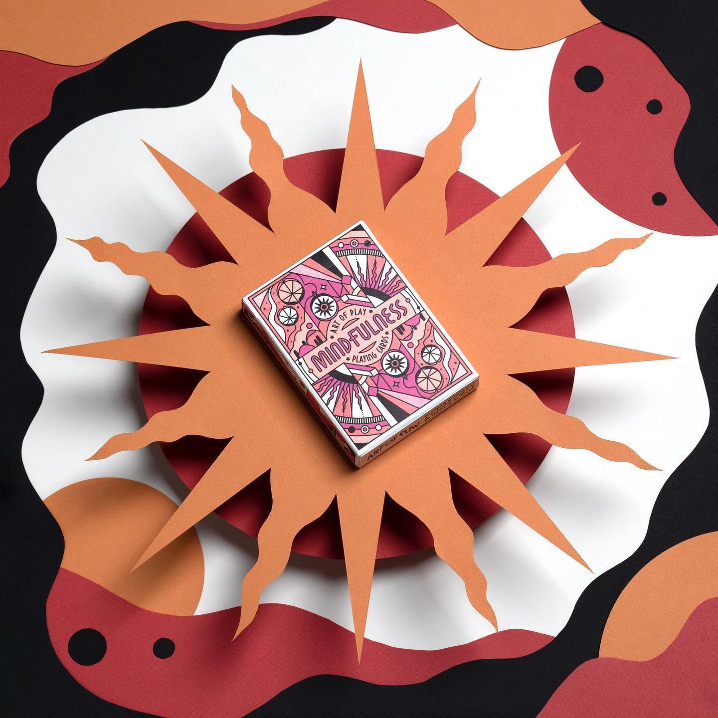 Mindfulness Playing Cards - 52 Calming Cards for Stress Relief & Meditation | Perfect for Therapy, Yoga, and Relaxation Exercises