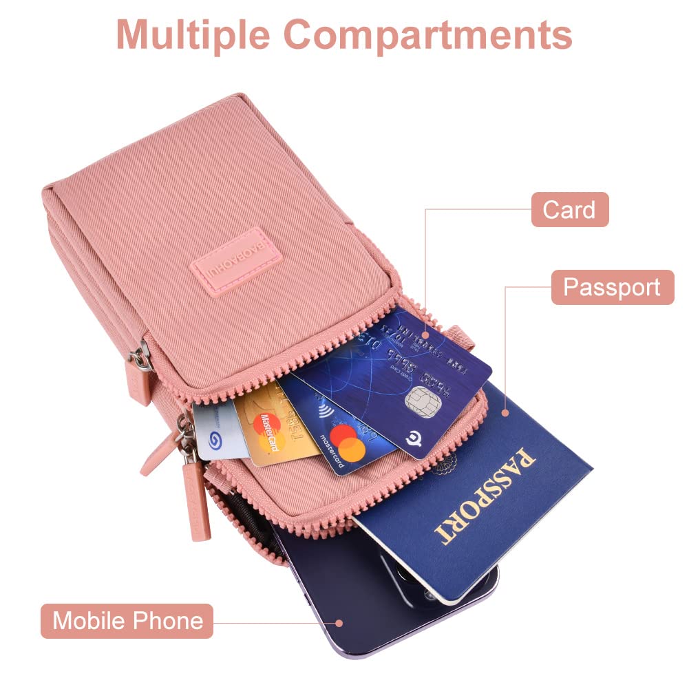 Aucuu Small Crossbody Bag for Women - Adjustable Long Strap Mini Phone Wallet Purse, Lightweight Shoulder Bag for Everyday Use, Travel & Shopping
