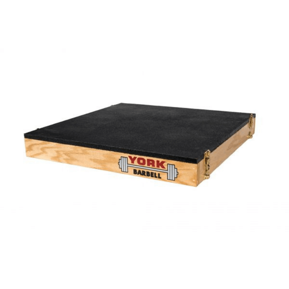 York Barbell Stackable Plyo Boxes - Adjustable Plyometric Jump Box for CrossFit, Home Gym & Workout Training - Perfect for Strength Training, Agility Drills & Fitness Exercises