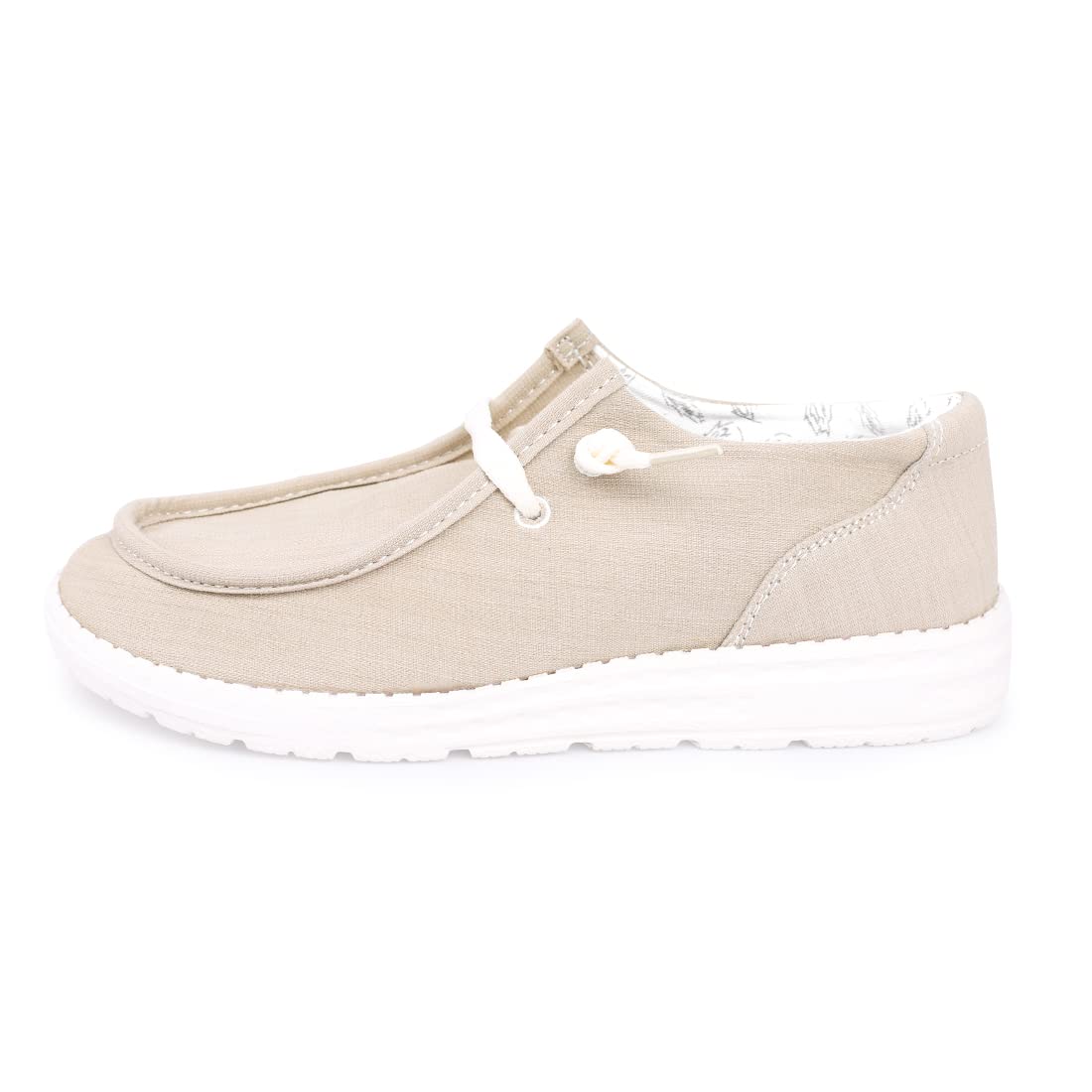 BENEKER Women's Slip-On Loafers - Comfortable Casual Canvas Boat Shoes for Walking | Breathable Low Top Sneakers for Everyday Wear, Office & Travel