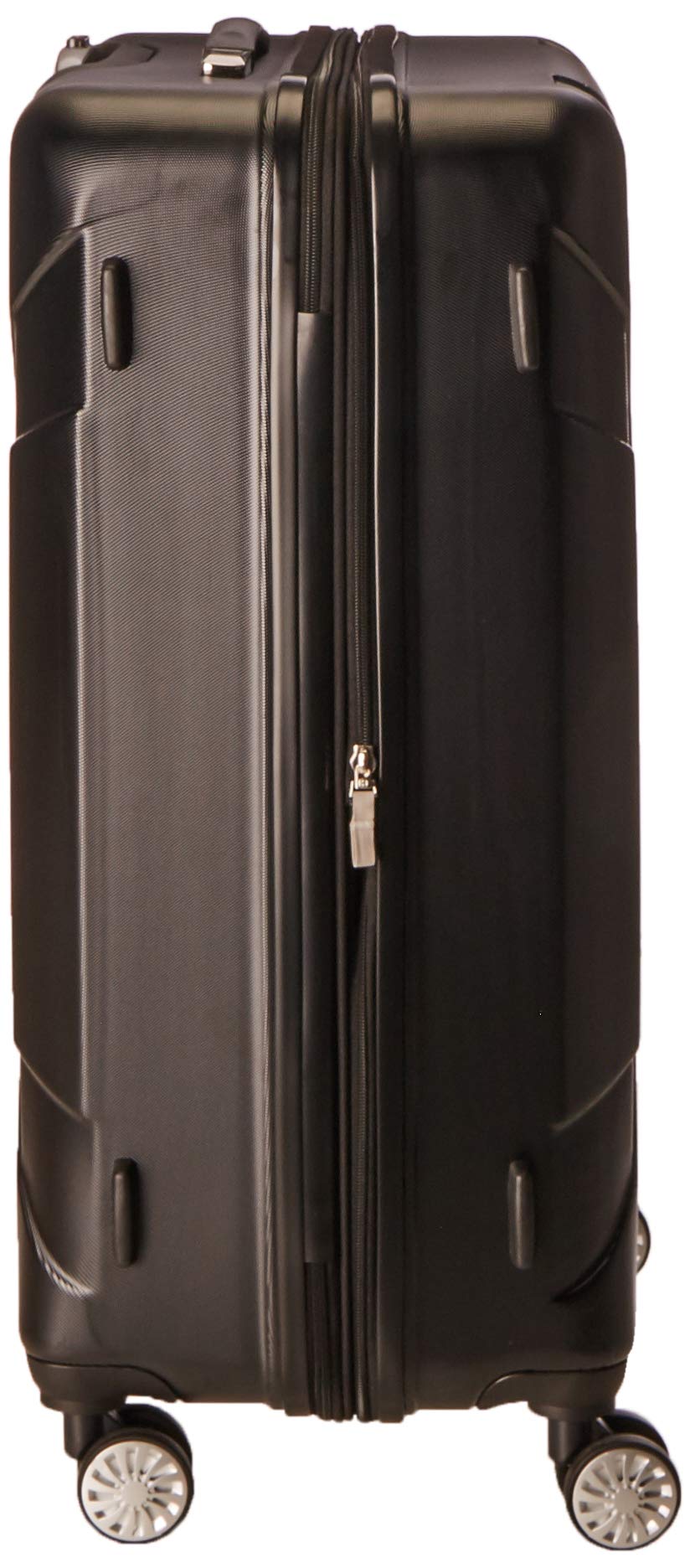 SwissGear Annex Hardside Expandable Luggage Set with 360° Spinner Wheels - 2-Piece (19/28 Inch) Black Carry-On Suitcase for Business Travel & Vacation