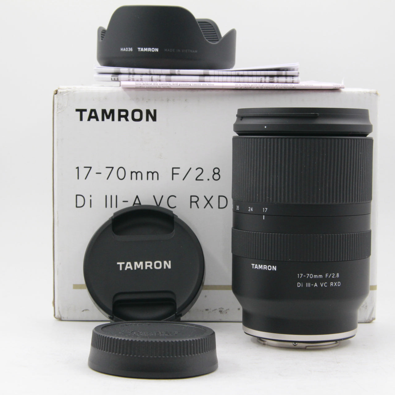 Tamron 17-70mm f/2.8 Di III-A VC RXD Lens for Sony E Mount - Fast Aperture Zoom Lens | Open Box Condition | Perfect for Portrait, Travel & Street Photography