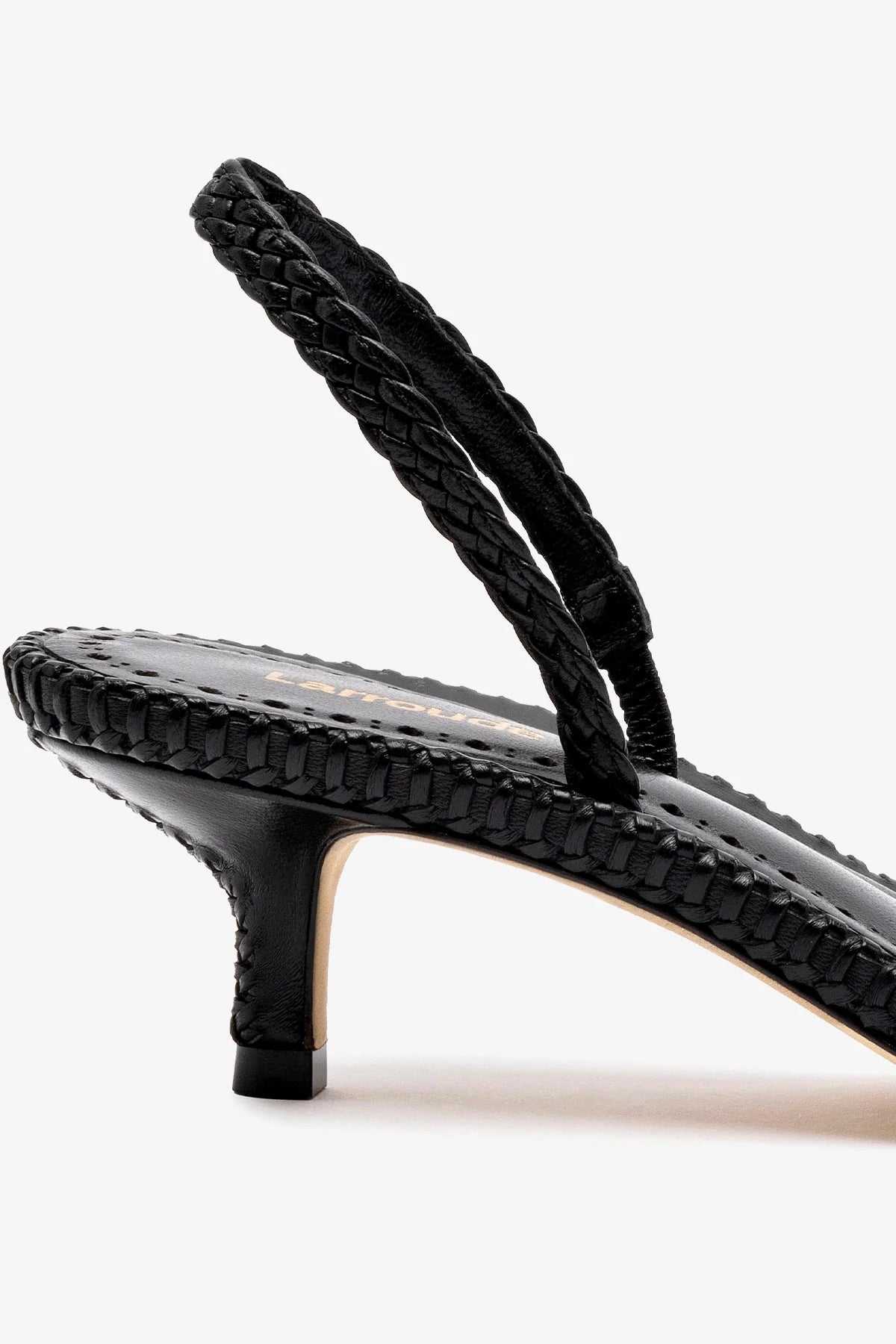 Mini Annie Sandal In Black Leather - Women's Comfortable Leather Sandals for Summer | Perfect for Beach, Vacation & Casual Outings