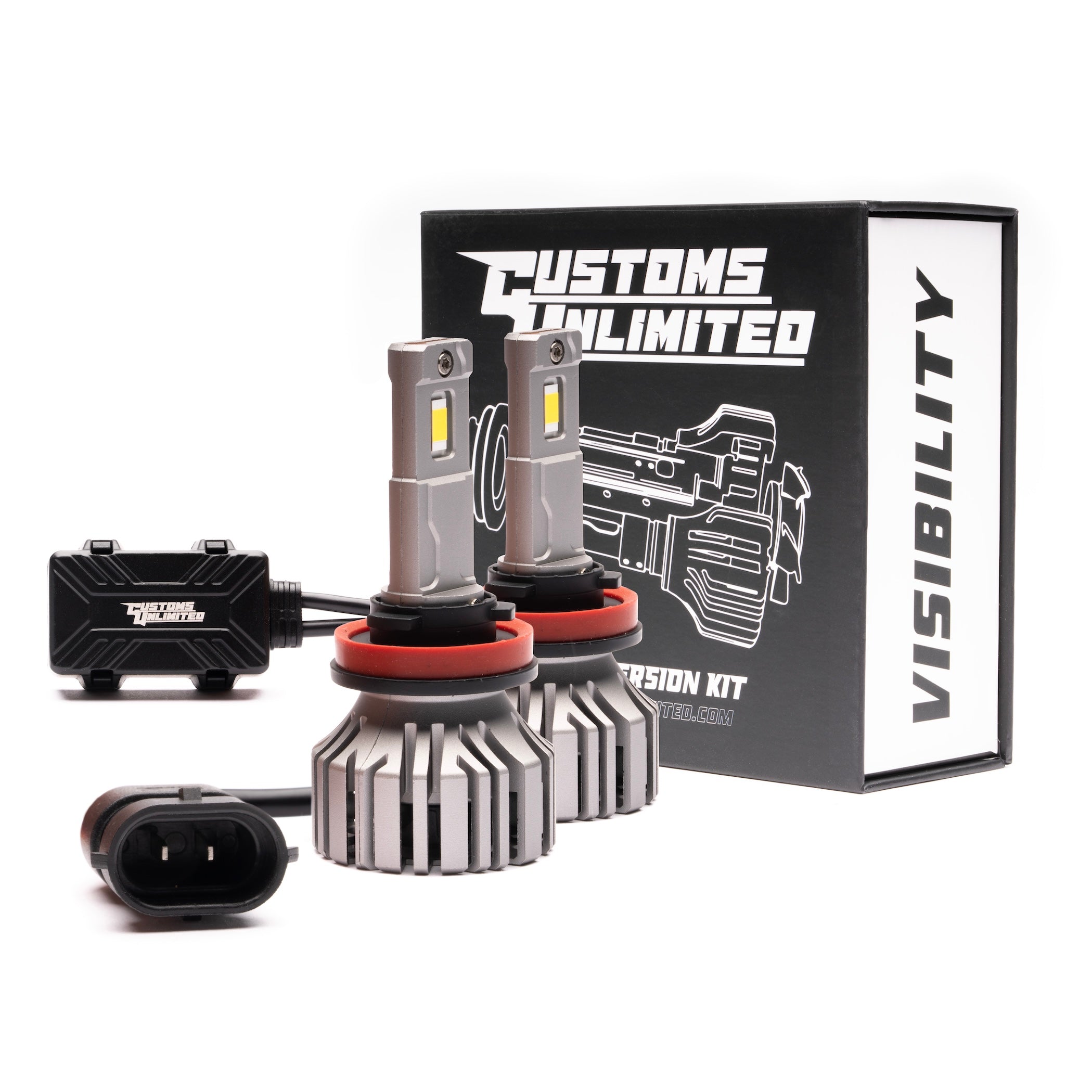 2024 Silverado 1500 CREE LED Headlight Bulbs - High Brightness Replacement for 2022-2024 Models - Perfect for Night Driving & Off-Road Adventures