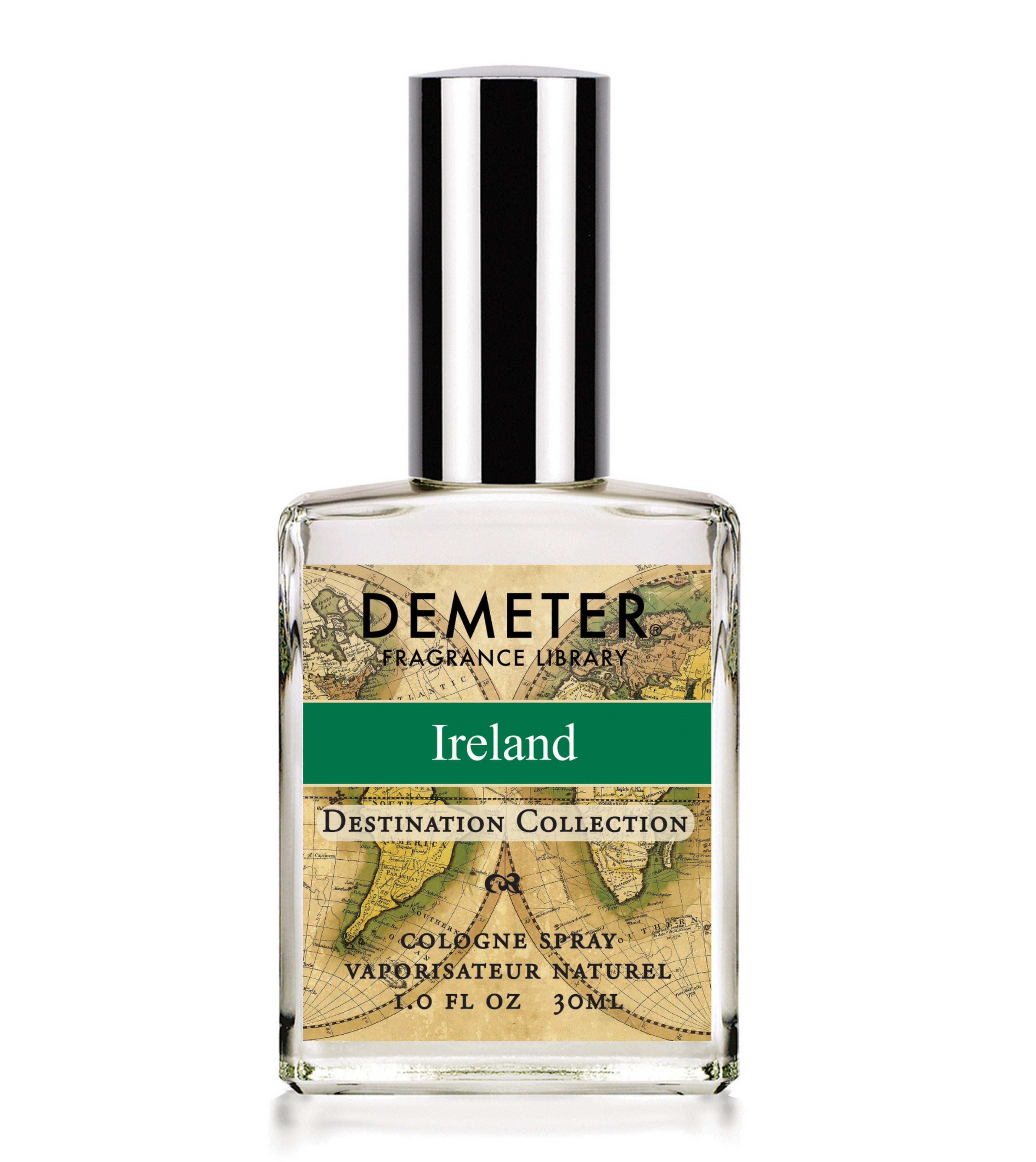 Demeter Fragrance Library Destination Collection - Ireland Cologne Spray (1 oz / 30 ml) - Fresh & Green Scent for Everyday Wear & Travel