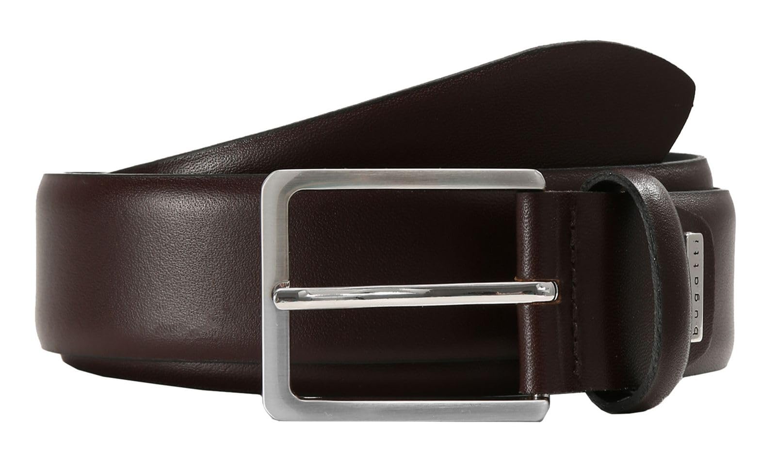 Bugatti Genuine Leather Belt for Men - Stylish & Durable Dress & Casual Belt for Office, Jeans & Everyday Wear