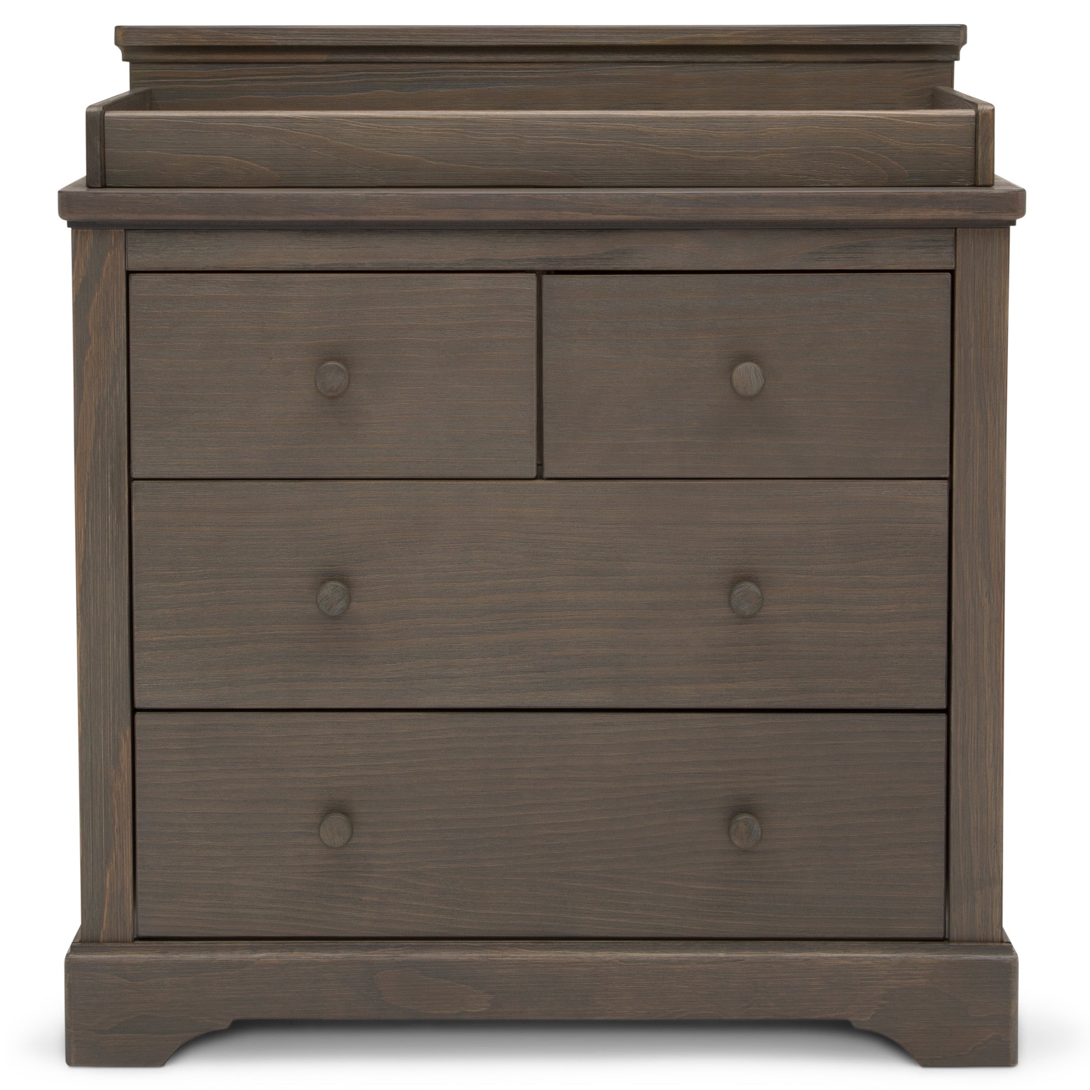 Paloma 4-Drawer Baby Dresser with Changing Table Top | Sturdy Nursery Storage with Interlocking Drawers | Perfect for Baby Room Organization & Diaper Changing Station