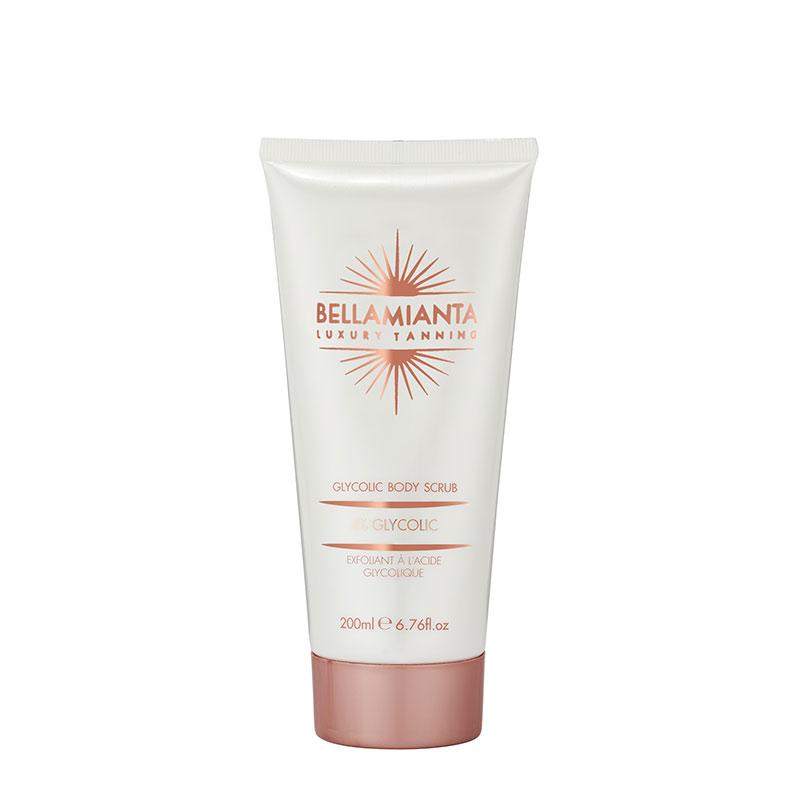 Bellamianta Glycolic Acid Body Scrub - Exfoliating & Brightening for Smooth Skin - Perfect for Pre-Tanning & Post-Waxing Care