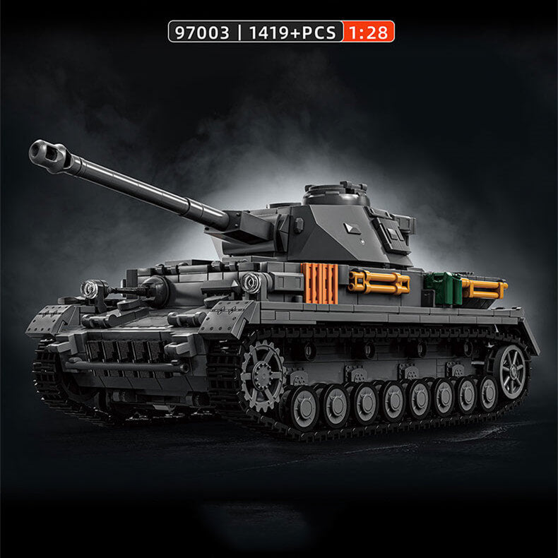 1/35 Scale 12GO 97003 Panzer IV F2 German WWII Tank Model Kit - Perfect for Military History Enthusiasts & Scale Model Builders | Display, Collection, or Wargaming Scenarios