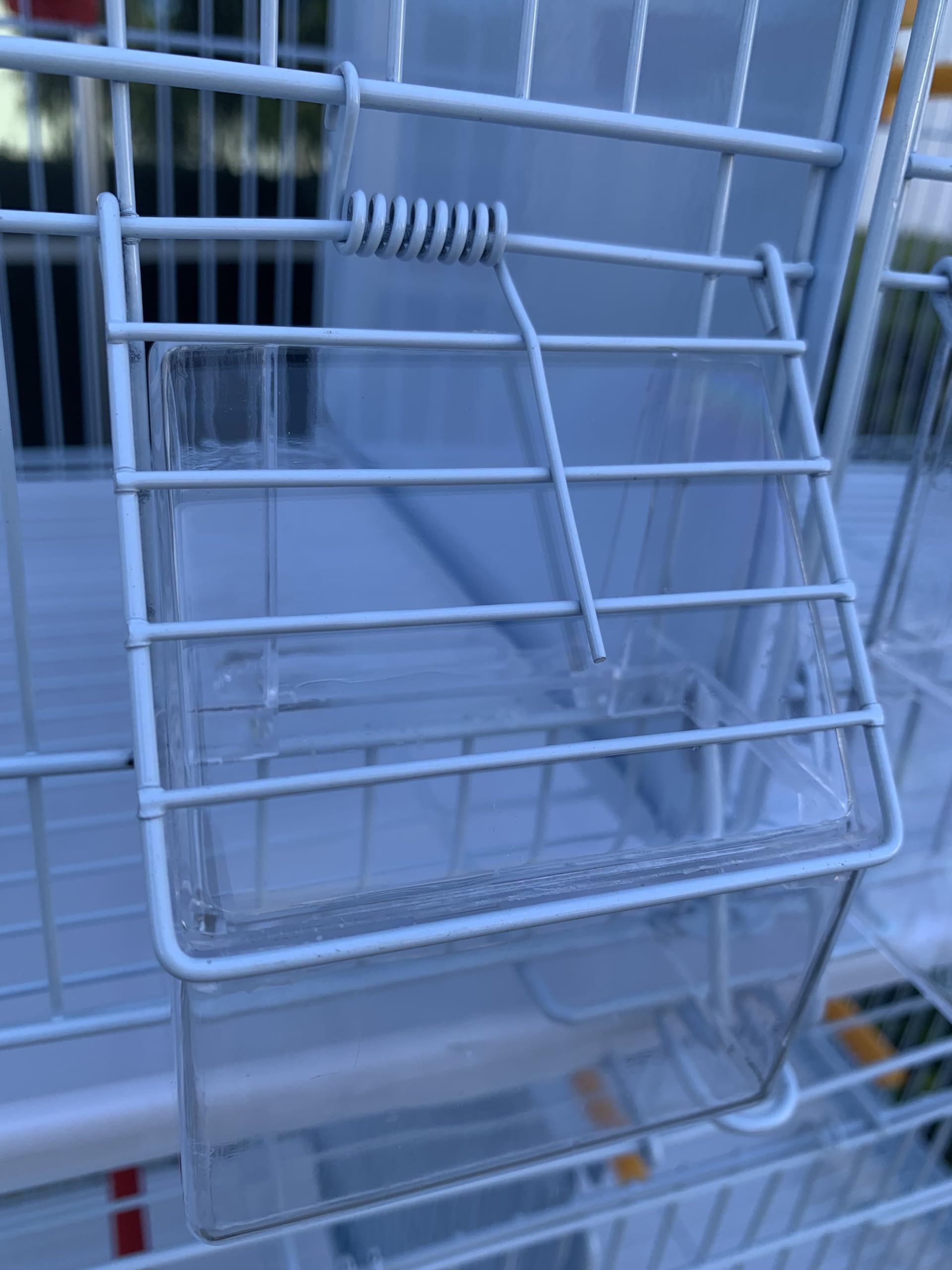 Seny 4-Piece Stackable Breeding Bird Cage Set for Canaries, Finches & Small Birds - White | Perfect for Home Aviary, Pet Store Display & Backyard Bird Breeding
