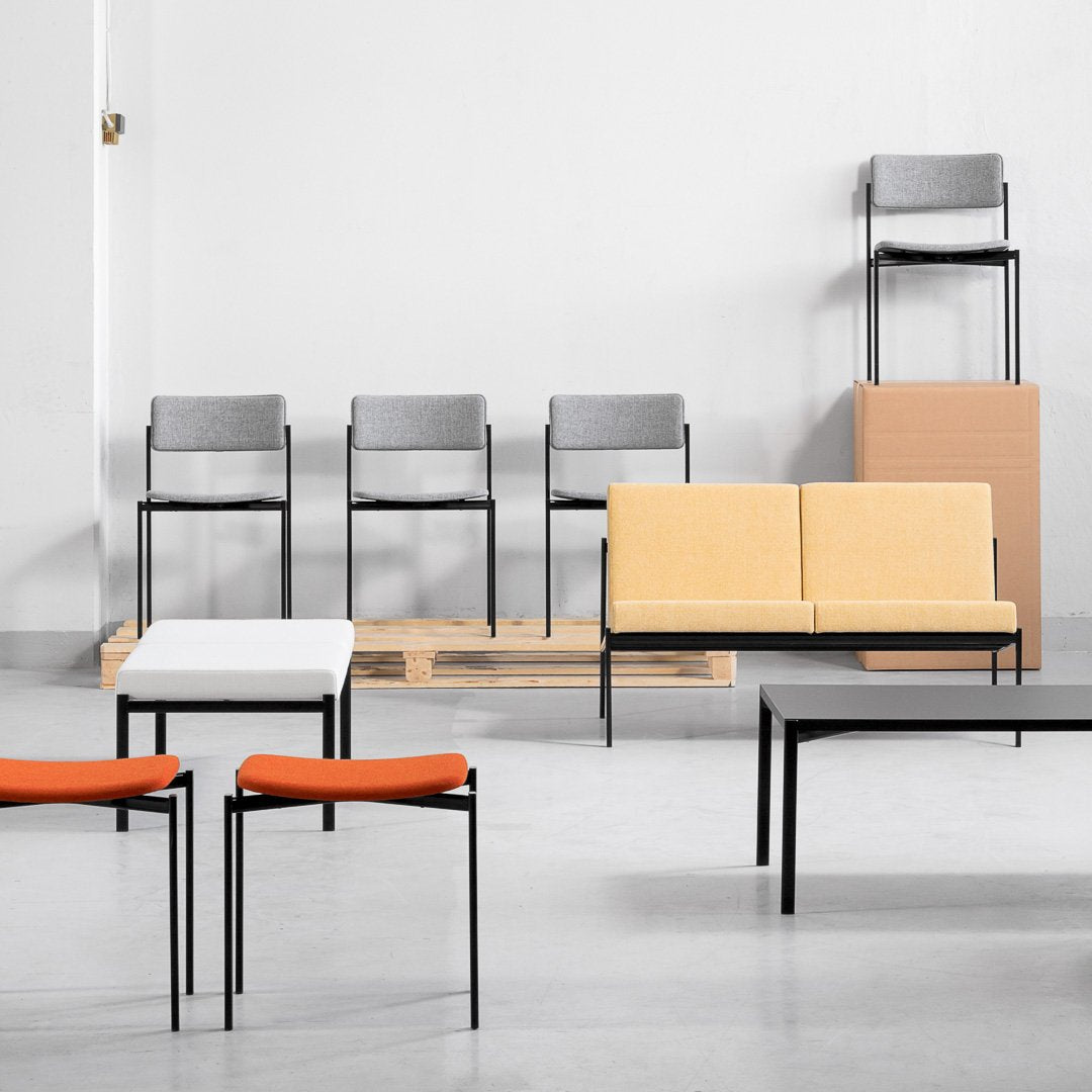 Modern Kiki Bench - 2 Seater Wooden Sofa for Living Room, Patio & Entryway - Stylish & Comfortable Small Space Seating Solution