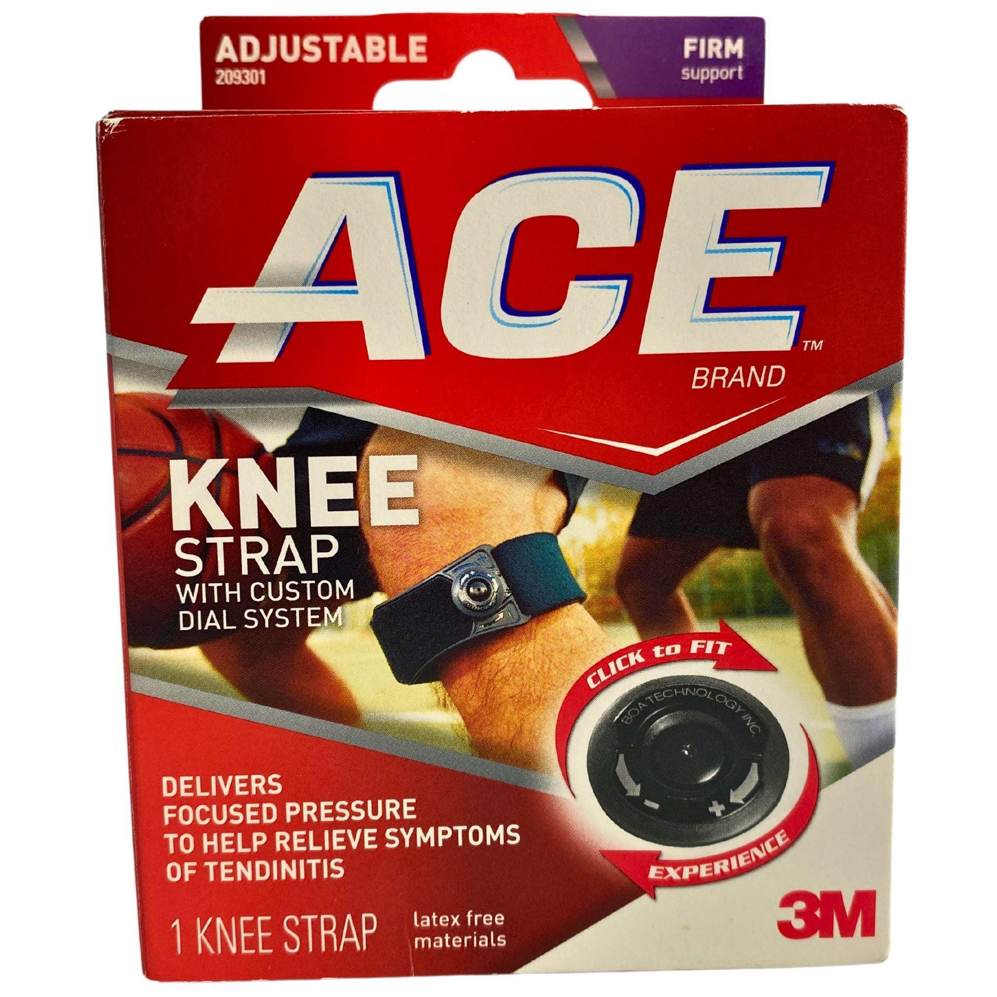 ACE Brand Knee Support Strap - 32 Pack for Pain Relief & Joint Stability - Ideal for Running, Hiking, and Sports Activities