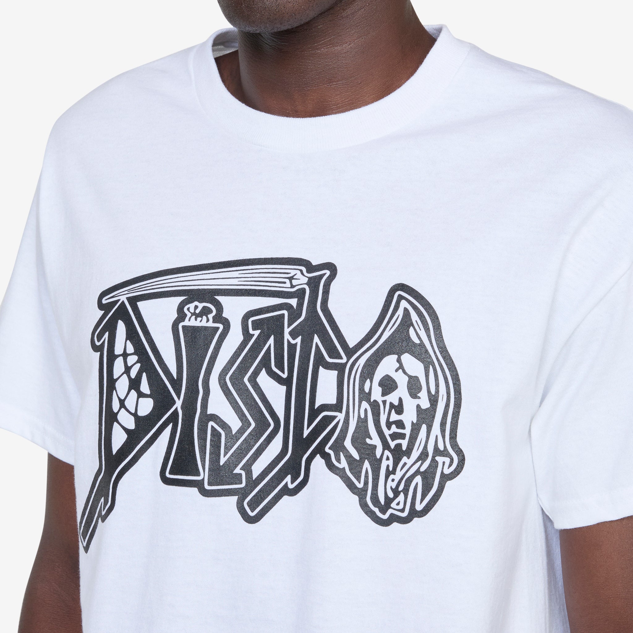 Disco T-Shirt for Women & Men - White Vintage 70s Party Tee - Perfect for Dance Parties, Concerts & Themed Events