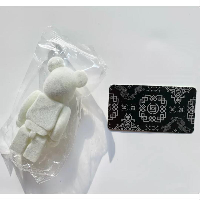 Bearbrick Series 36 SUPER Secret CLOT FLOCKY Glow in The Dark 100% Authentic Collectible Figure - Perfect for Home Display, Office Decor & Anime Fans Collection