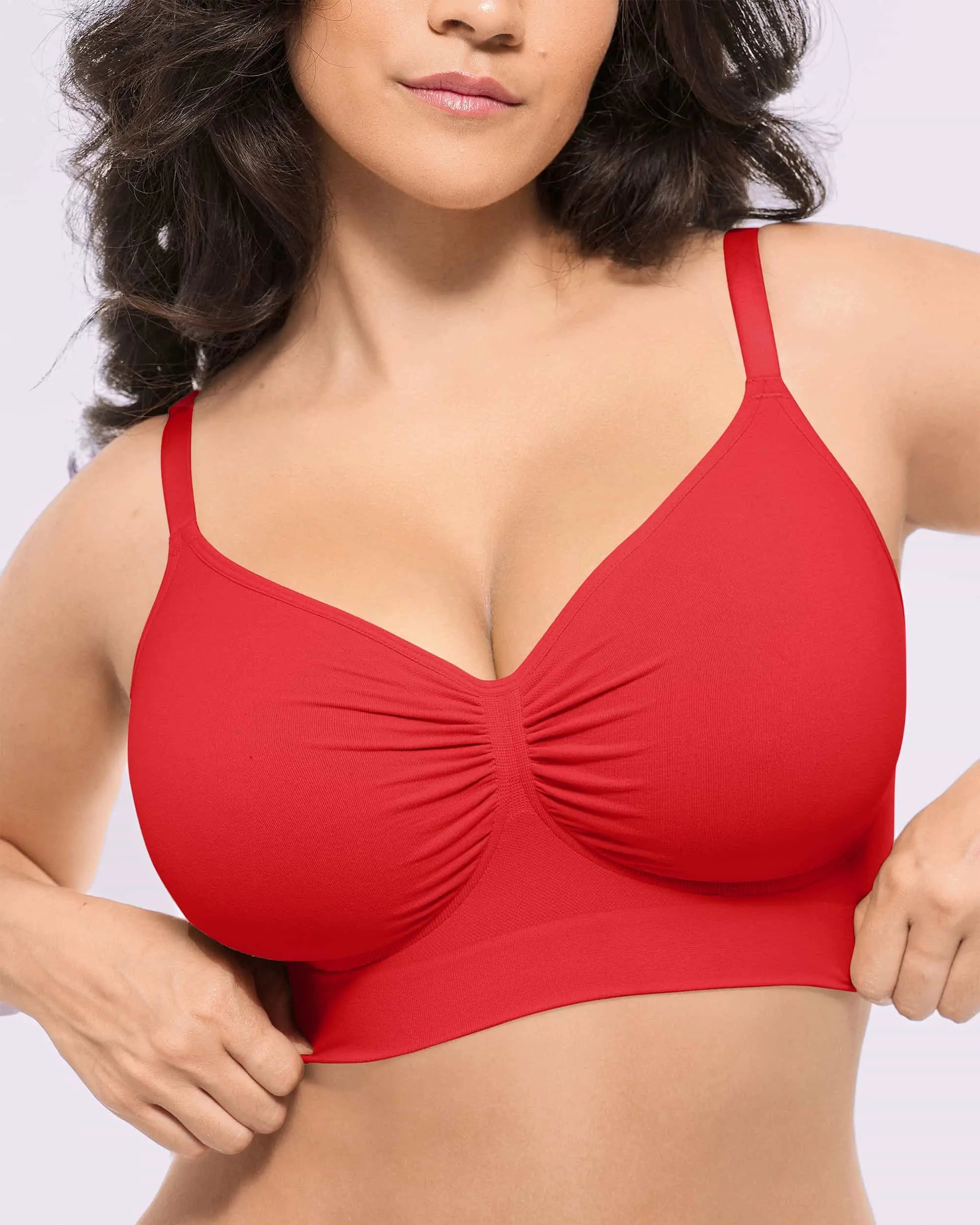 Wireless Comfort Bra - Seamless Unlined Support for Everyday Wear - Perfect for Yoga, Workouts, and Lounge Wear