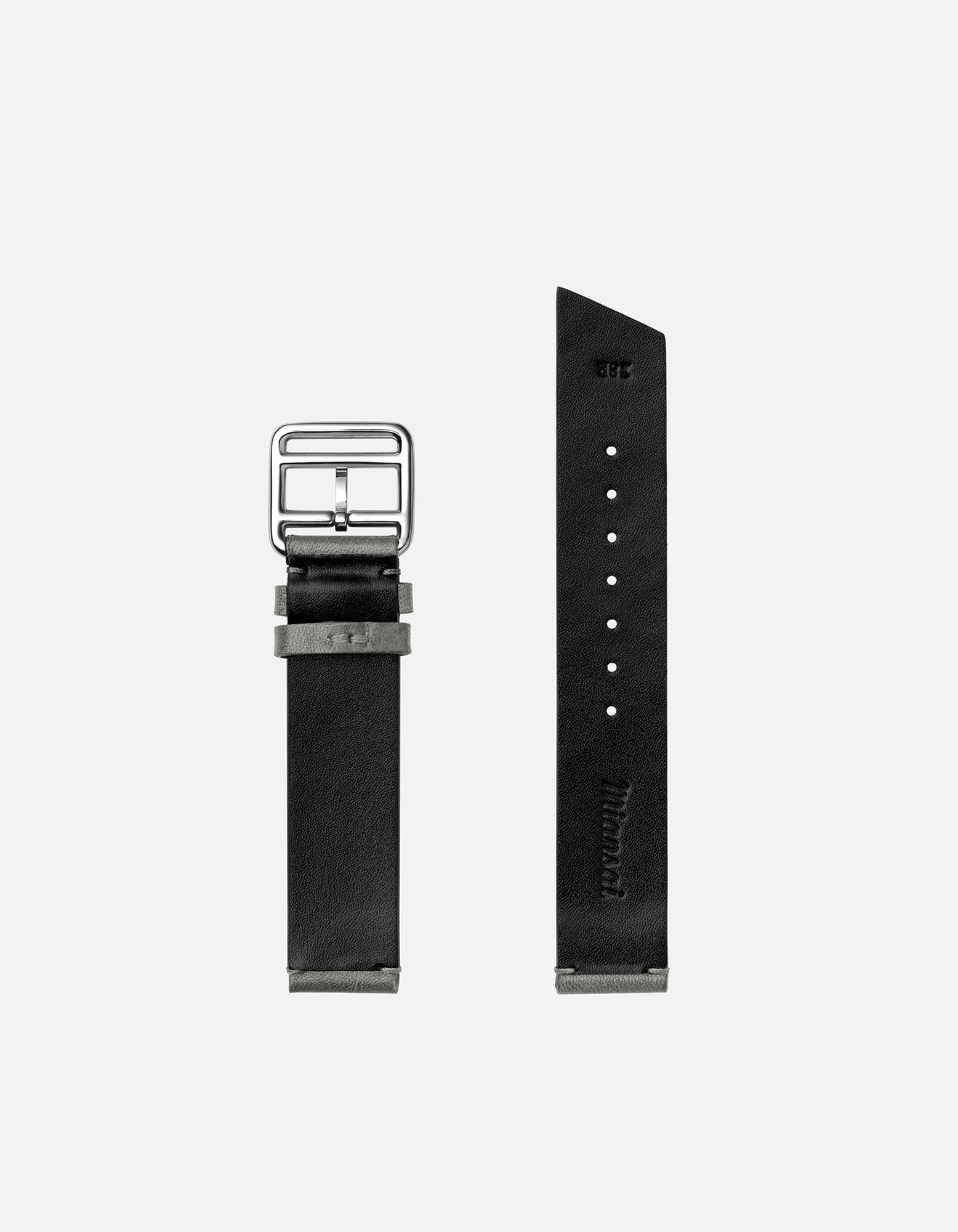 Genuine Leather Replacement Watch Band - Adjustable & Durable Watch Strap for Men & Women - Perfect for Dress Watches, Business & Casual Wear