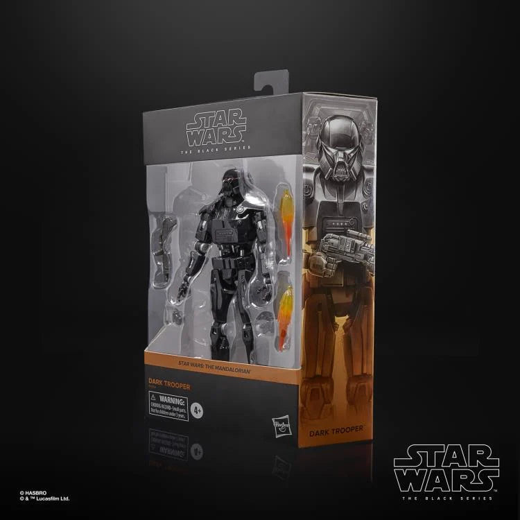 Star Wars The Black Series Deluxe Dark Trooper Action Figure - The Mandalorian Collectible Toy for Fans | Perfect for Display, Cosplay, and Gift Giving