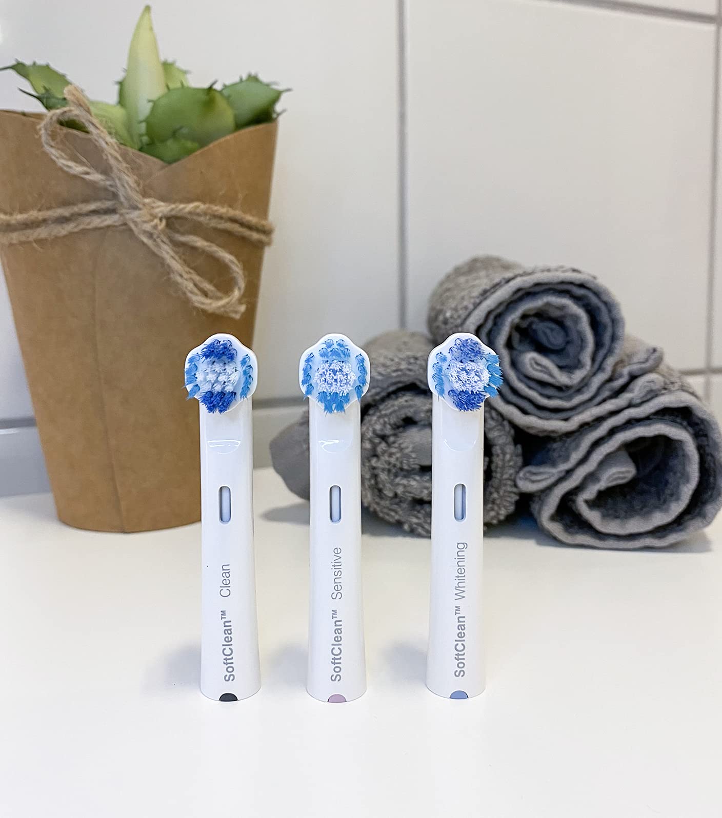 **Oral-B Compatible Electric Toothbrush Heads – 2 Pack | Sensitive & Gentle Cleaning with Oscillating-Rotating Technology | Perfect for Travel & Daily Oral Care**