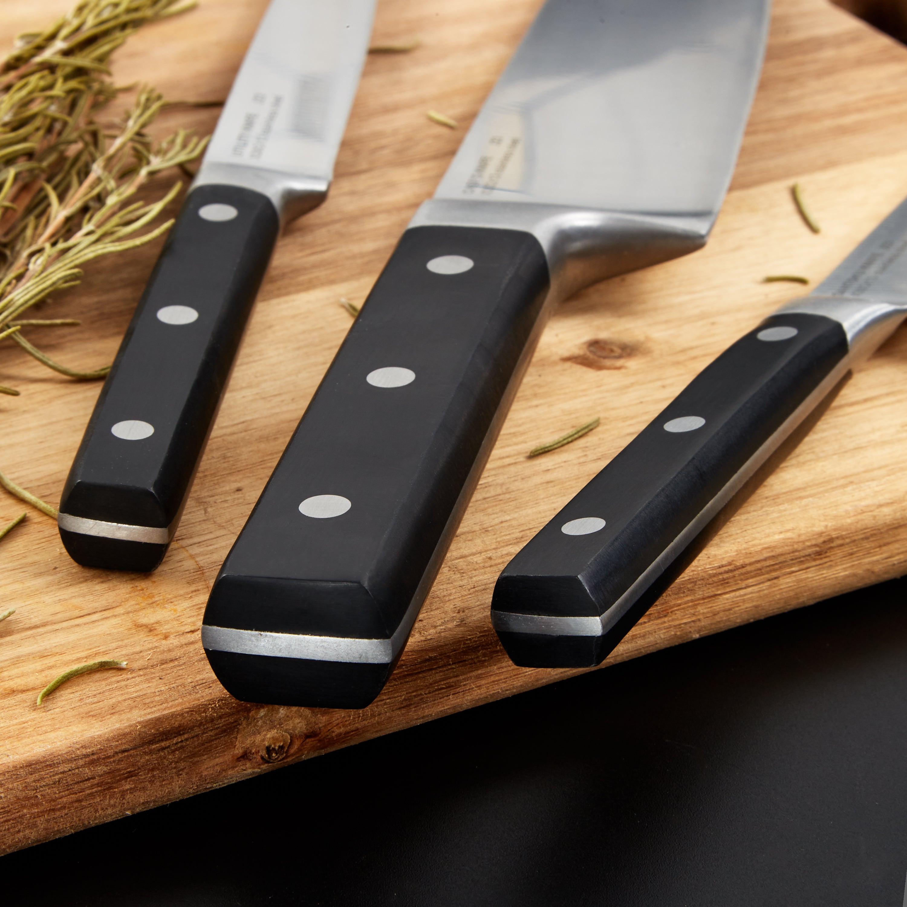 BergHOFF DiNA Gene 7-Piece Stainless Steel Knife Set - Premium Kitchen Knives for Chopping, Slicing & Dicing - Perfect for Home Chefs & Cooking Enthusiasts