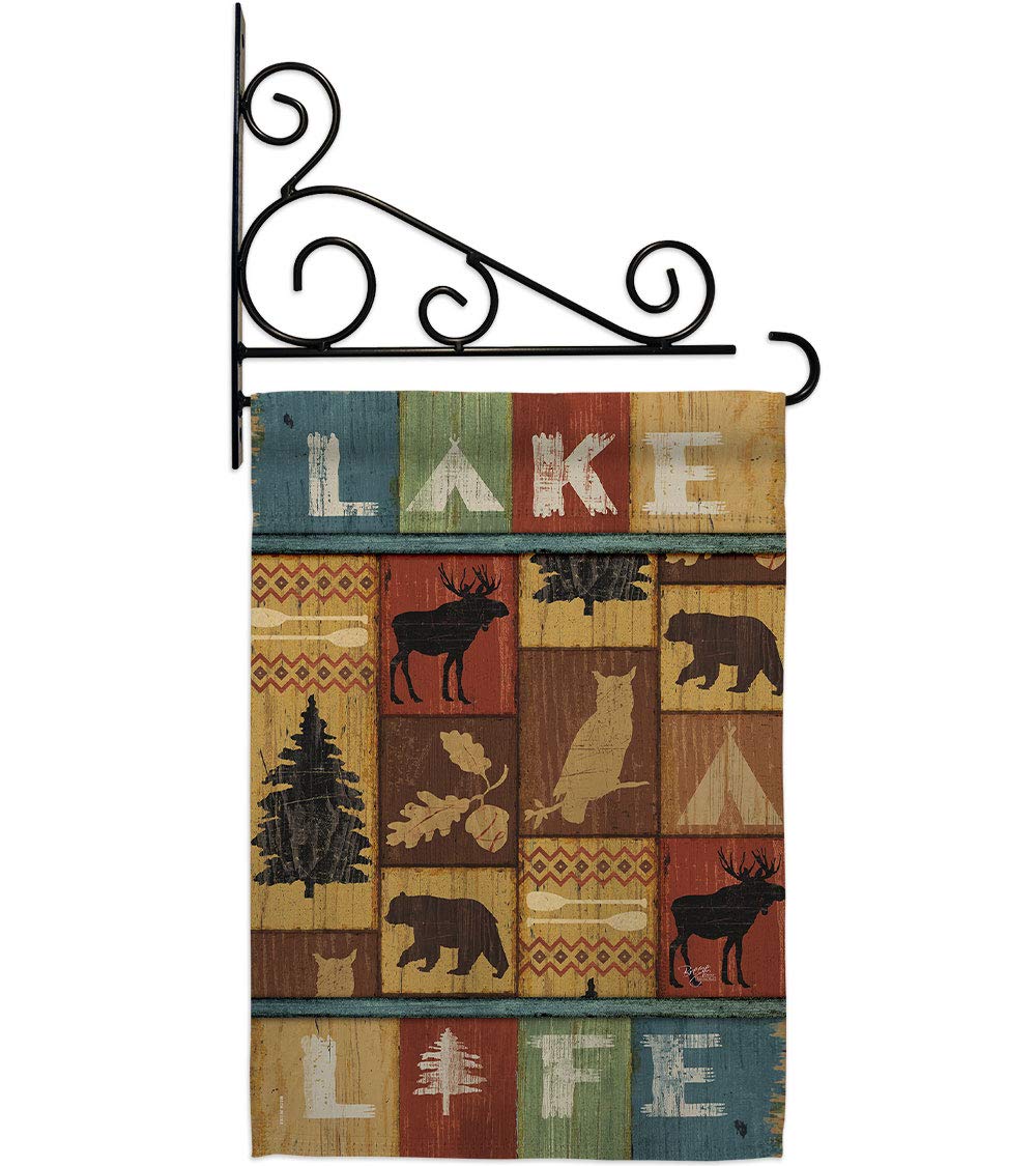 USA-Made Double-Sided Lake Life Garden Flag - Outdoor Decor for Yard & Lodge