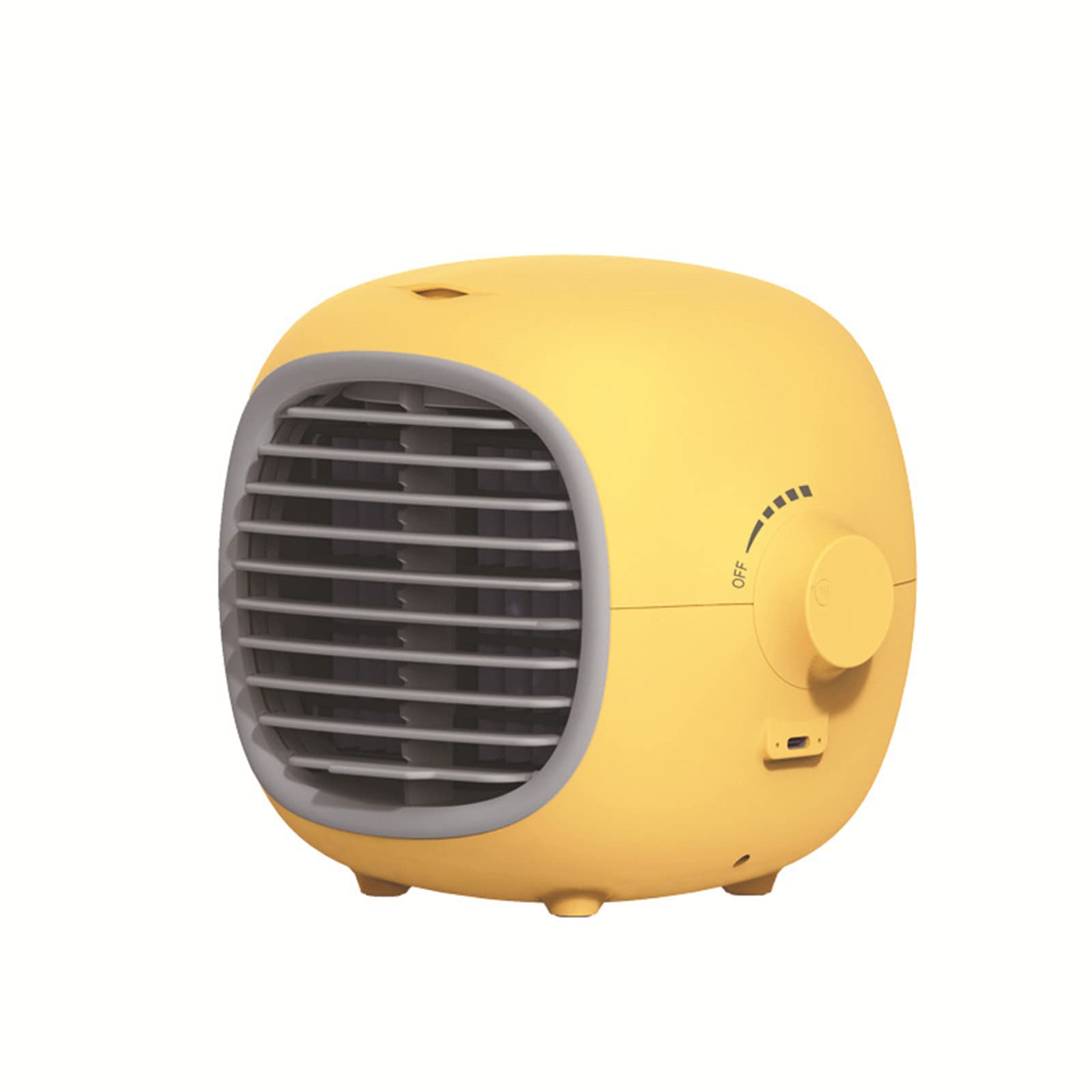 Comigeewa MGLGBO Portable USB Air Cooler with Humidifier - Mini Desktop Cooling Fan with Water Spray for Home, Office & Travel