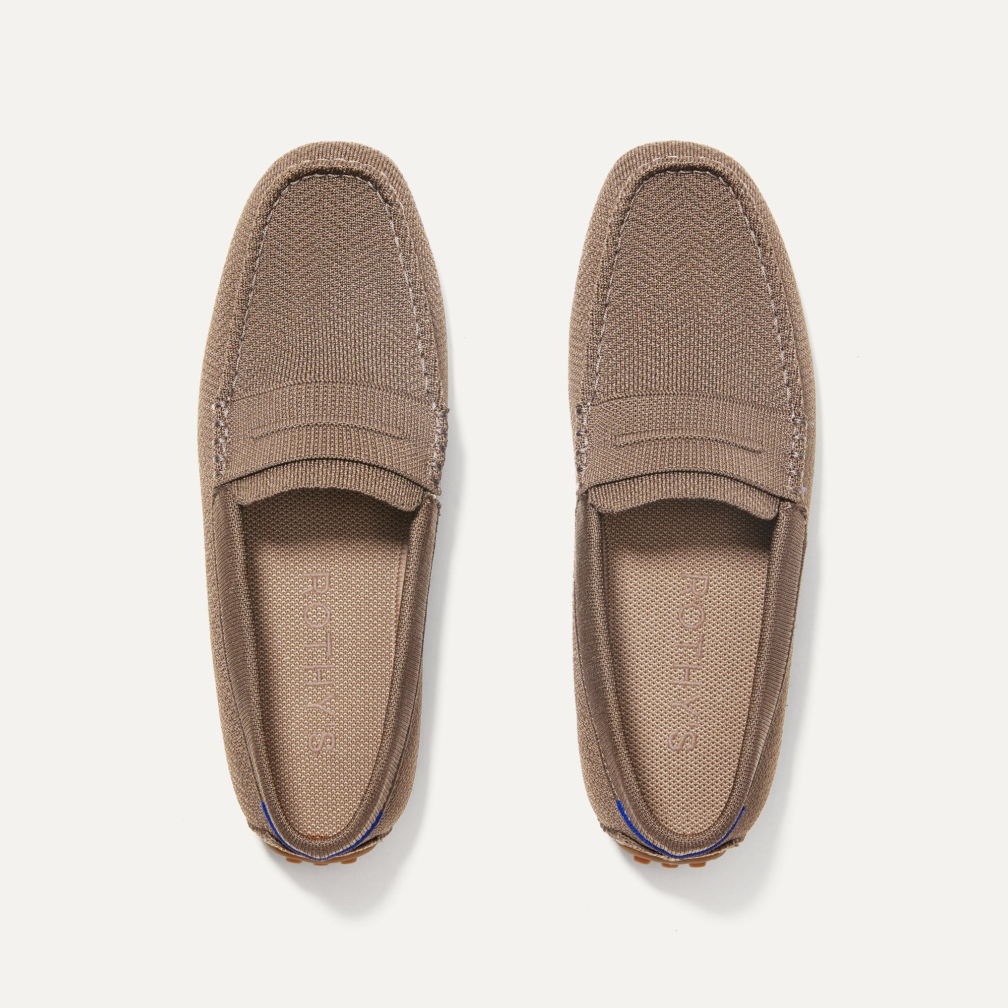 Portobello Herringbone Driving Loafers for Men - Comfortable Slip-On Shoes for Casual Wear, Work & Travel