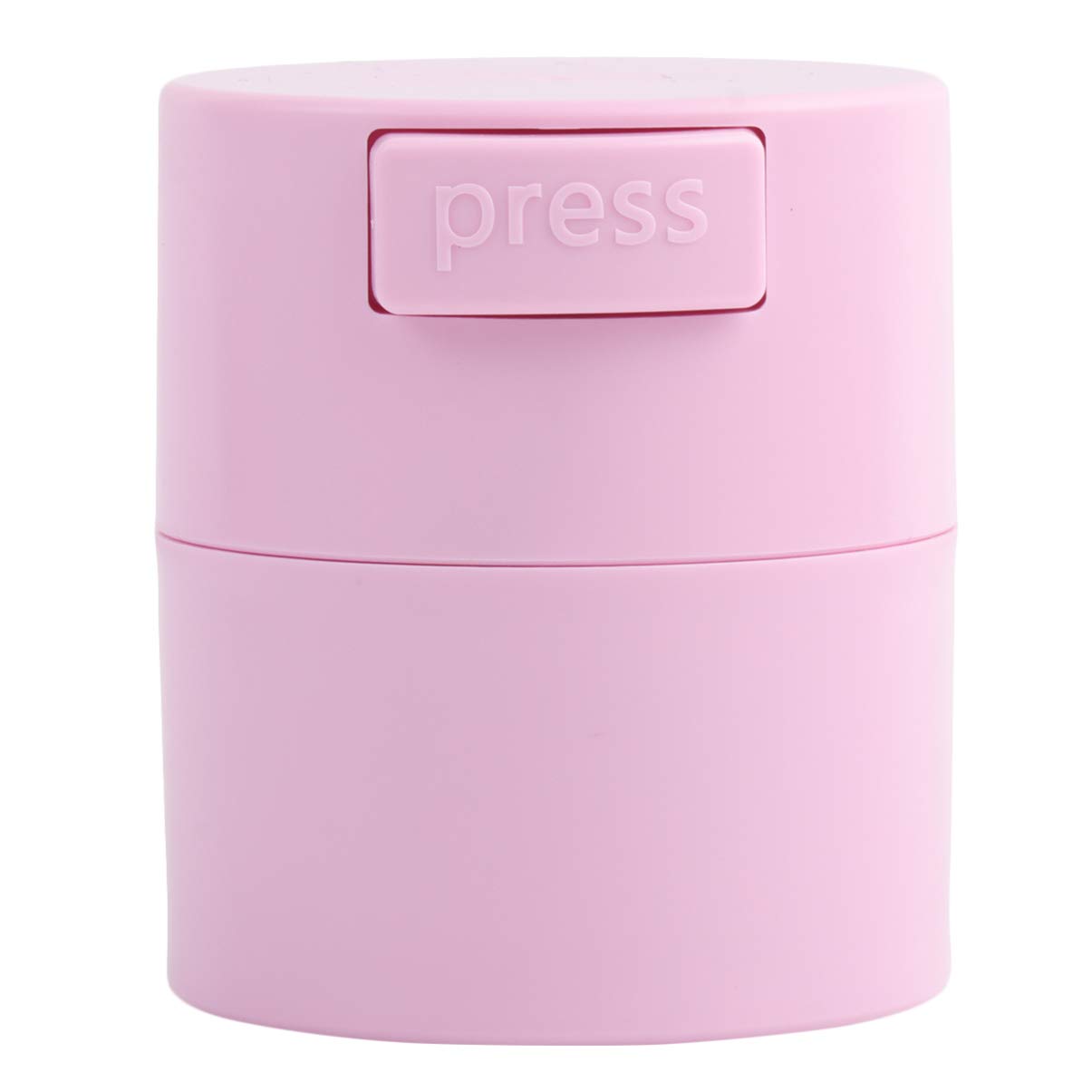 Minkissy Eyelash Glue Storage Jar - Sealed Adhesive Container for Eyelash Extensions - Professional Lash Artist Tool for Eyelash Grafting & Makeup (Pink) - Perfect for Salon, Home Use & Travel